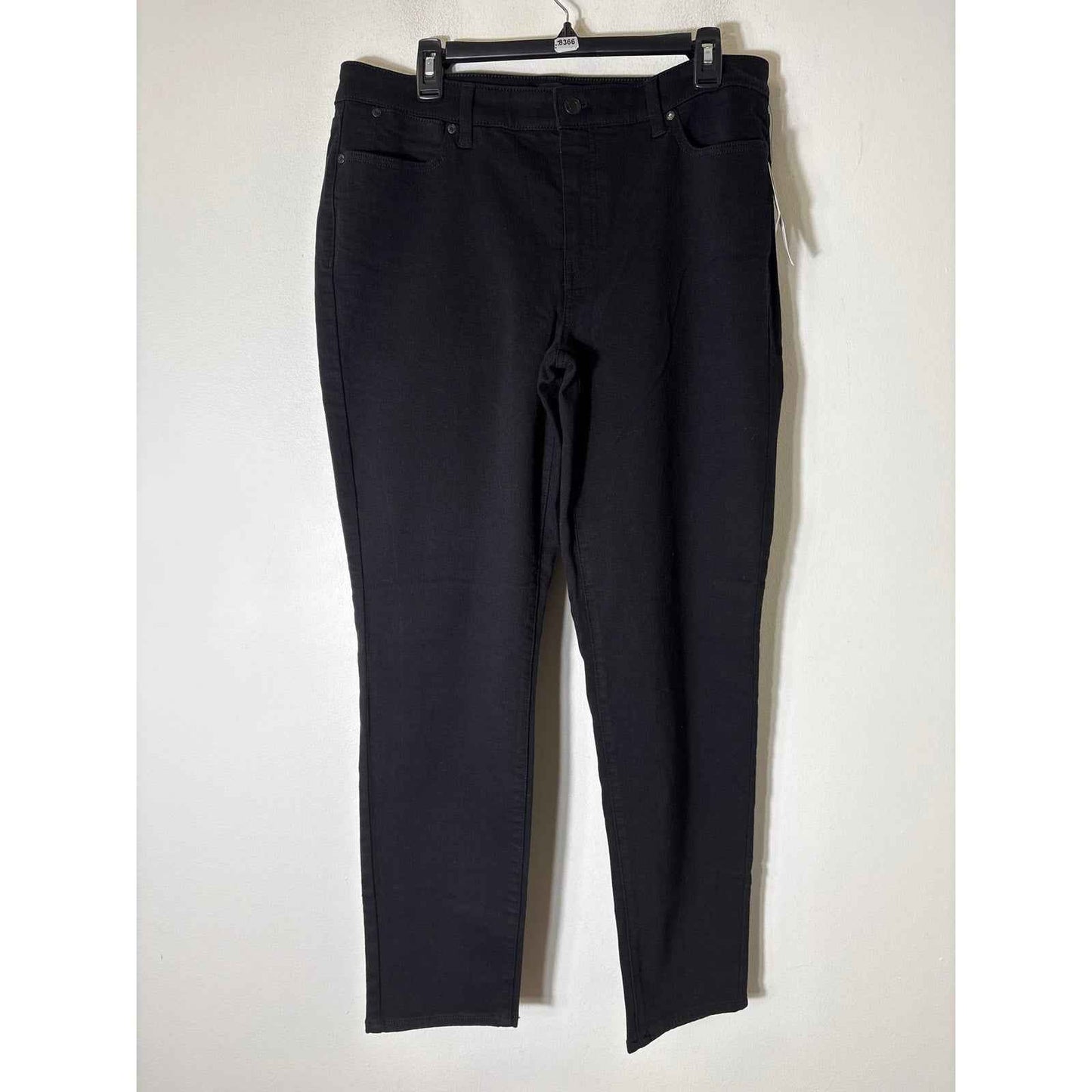 NWT Talbots Black Slim Ankle Jean Sz 12