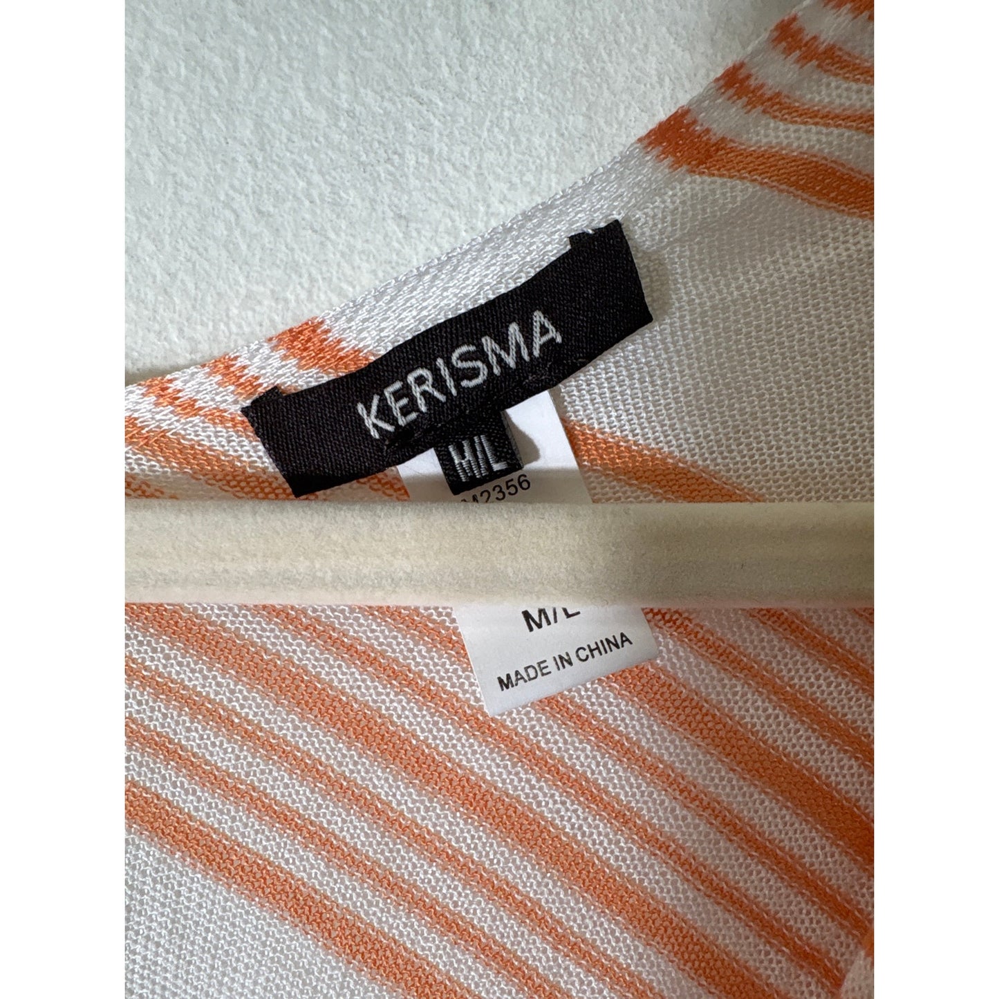 NWT Kerisma Green Stripe Taffey Top Sz M/L