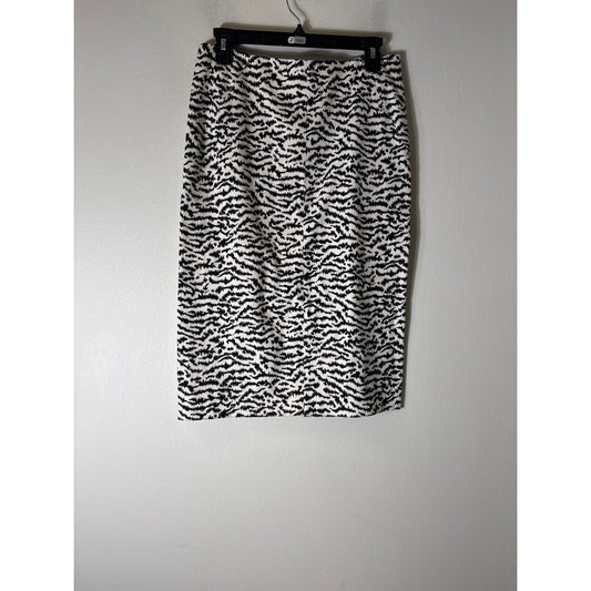 Veronica Beard Zebra Print Pencil Skirt Sz 8