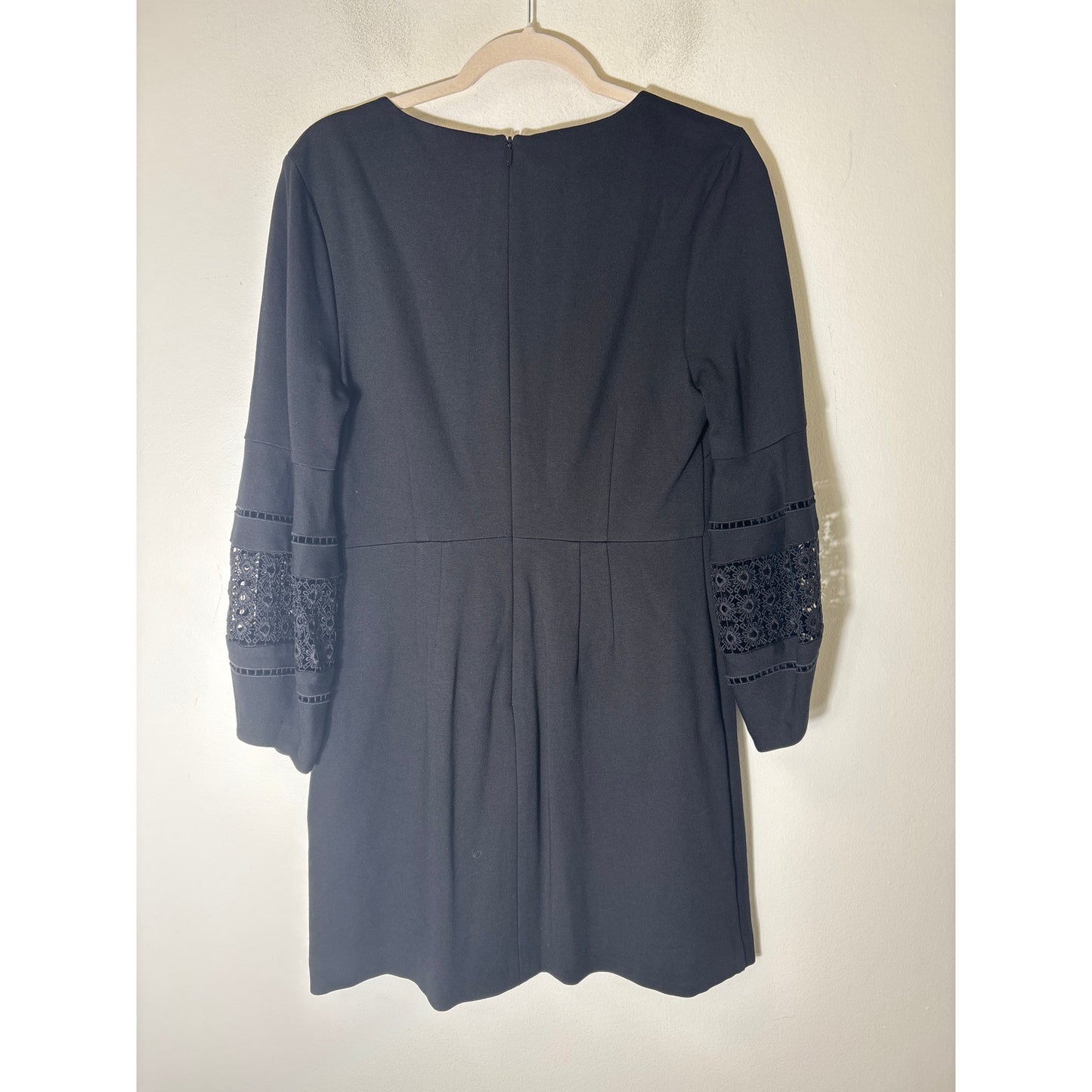 Trina Turk Black Long Sleeve Mini Dress Sz 10