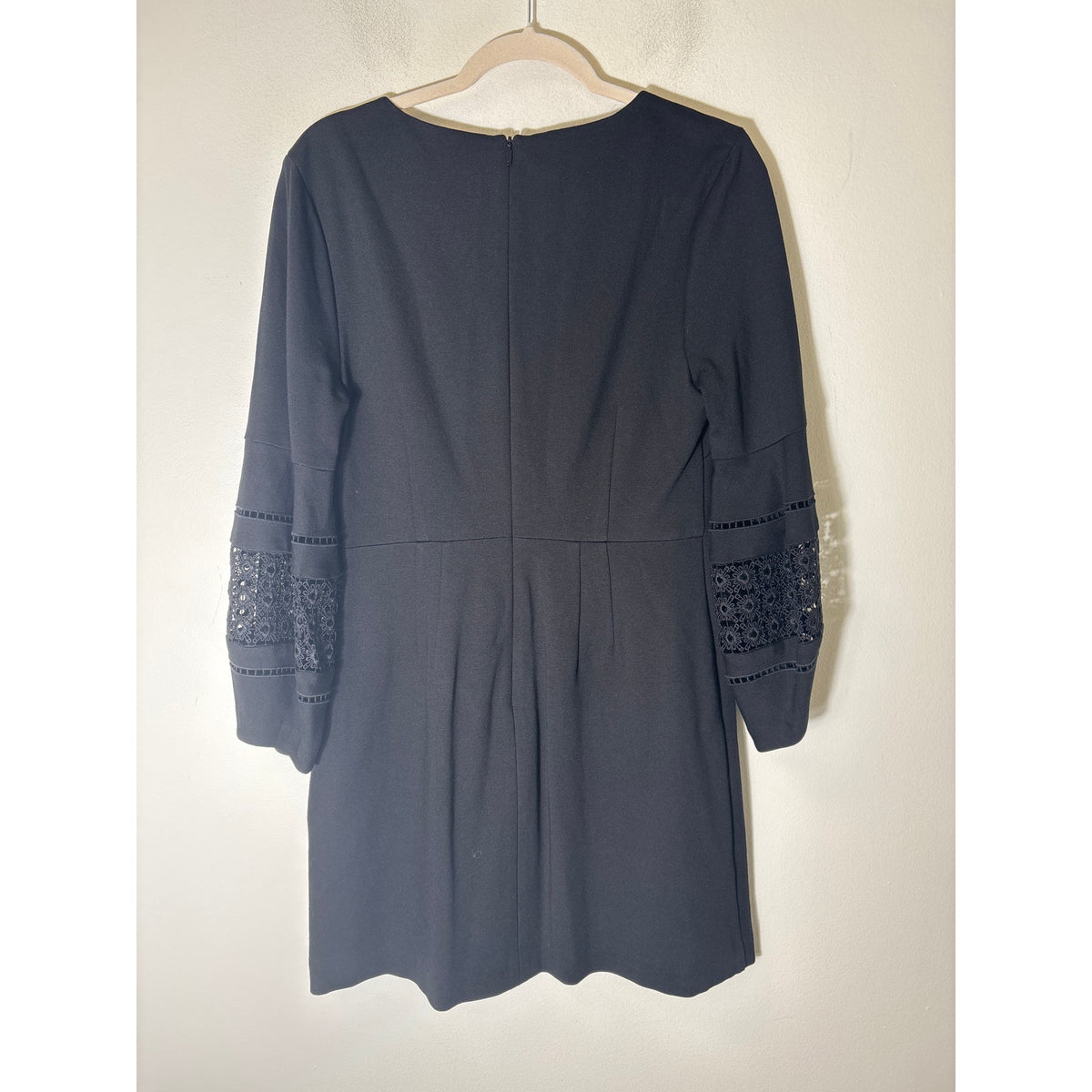 Trina Turk Black Long Sleeve Mini Dress Sz 10