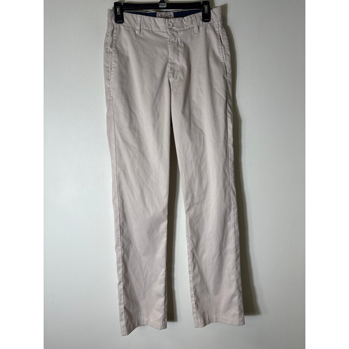 Men's Coastal Cotton Khaki Flat Front Cotton Chinos Sz 28x32