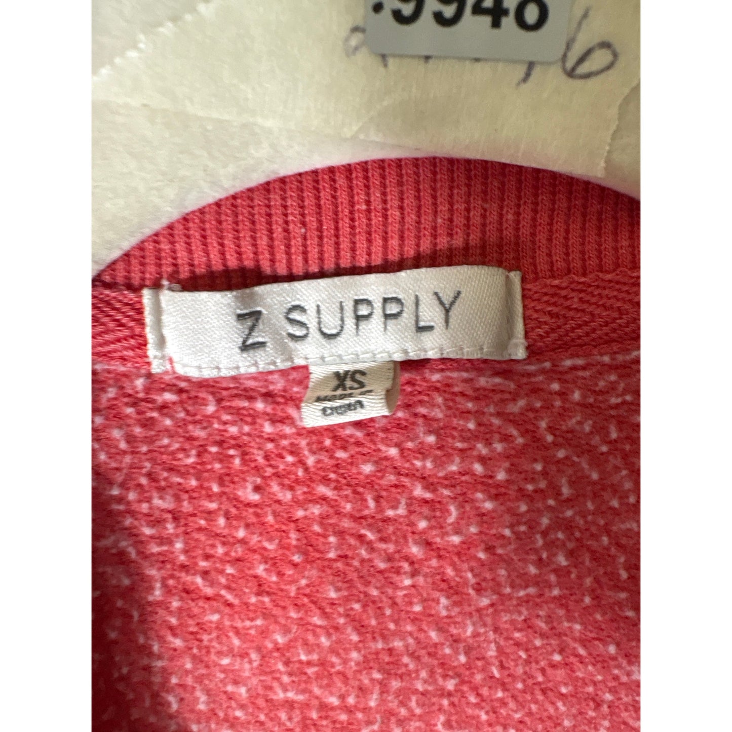 Z Supply Coral 1/4 Zip Pullover Sz Xs