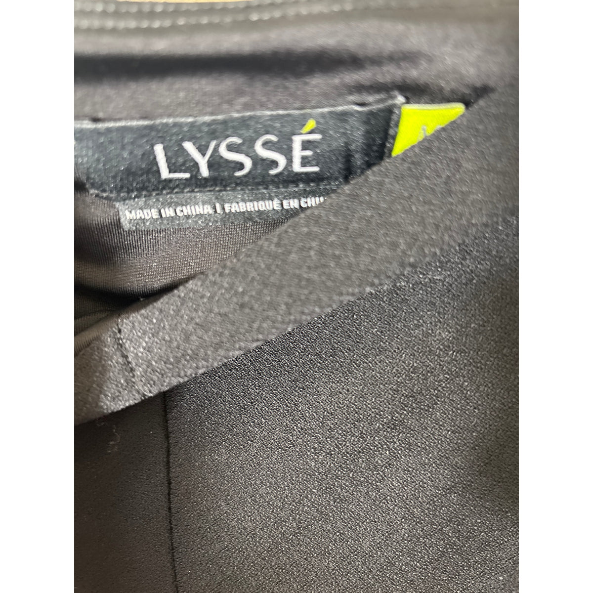 Lysse Black Wide Leg Cropped Pants Sz M