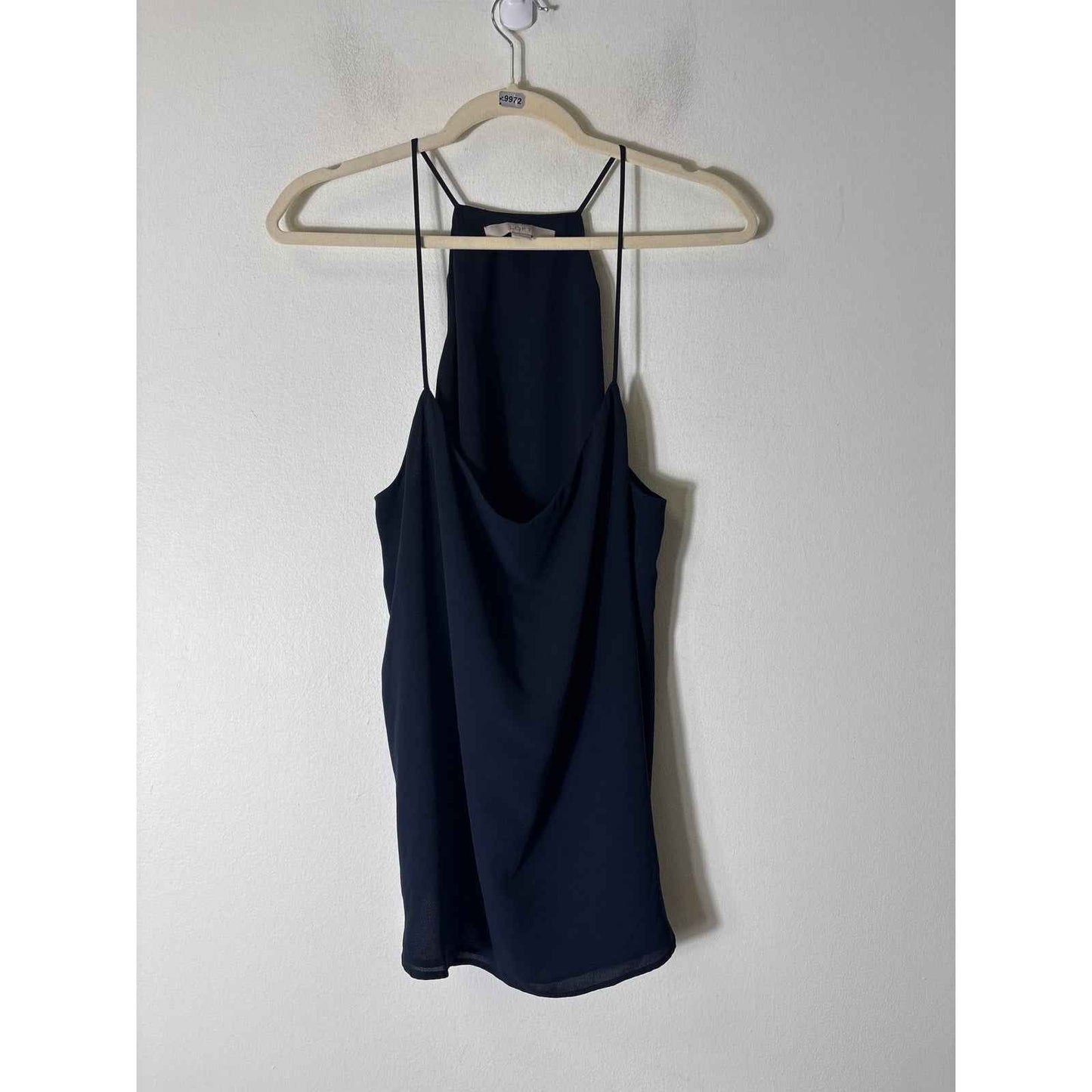 LOFT Black Sleeveless Racerback Tank Sz L