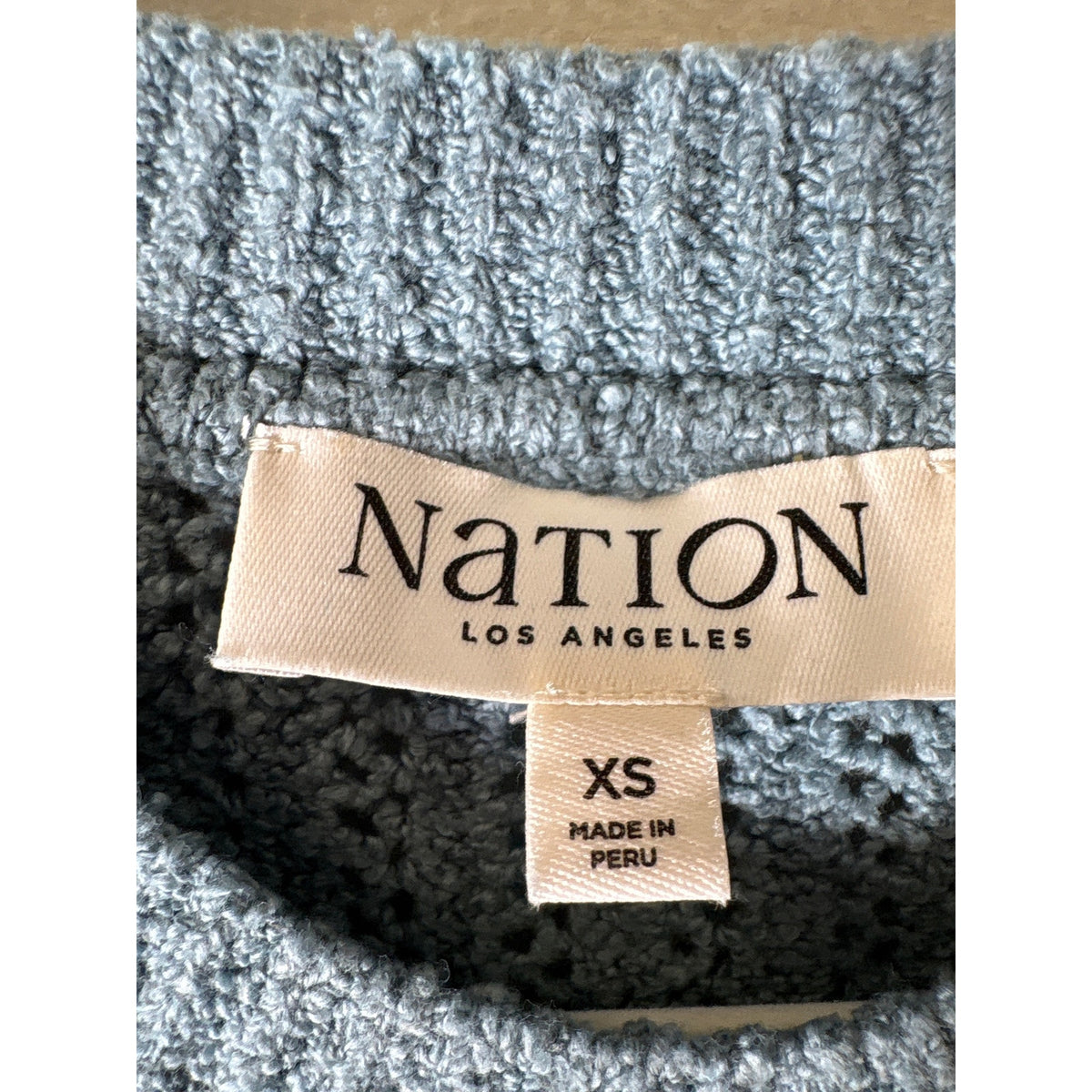 Nation Teal Soft Knit Sleeveless Top Sz XS