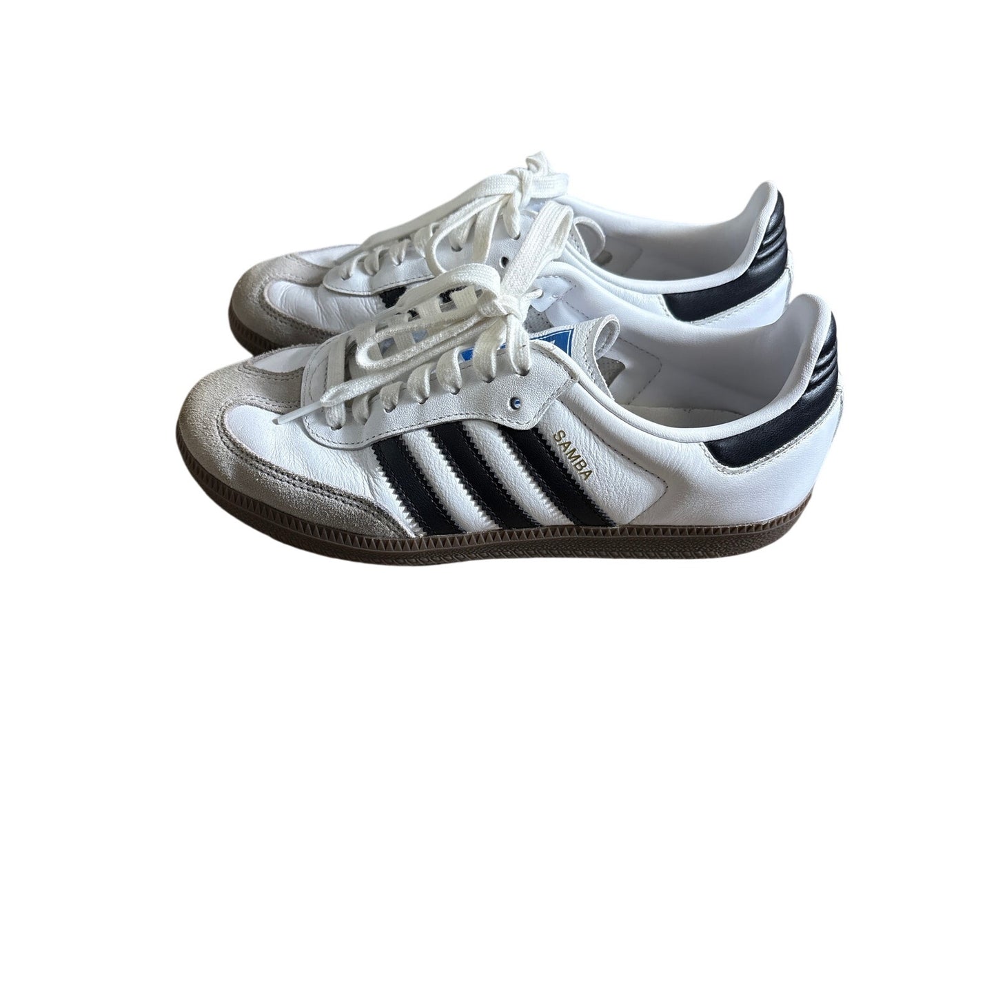 Adidas Black White OG Samba Tennis Shoes Sz 6