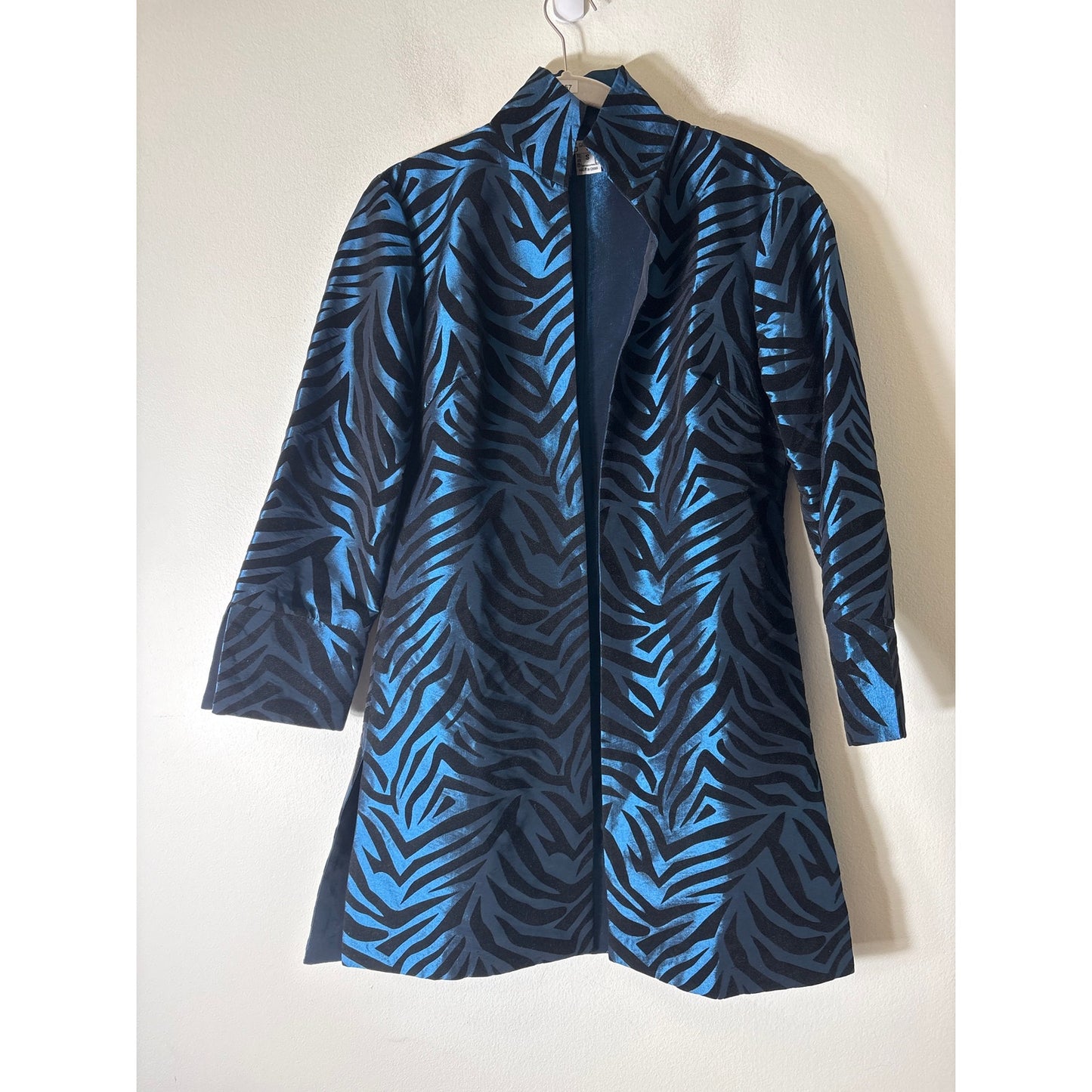 Vintage Grace Chuang Long Sleeve Open Front Jacket Sz S