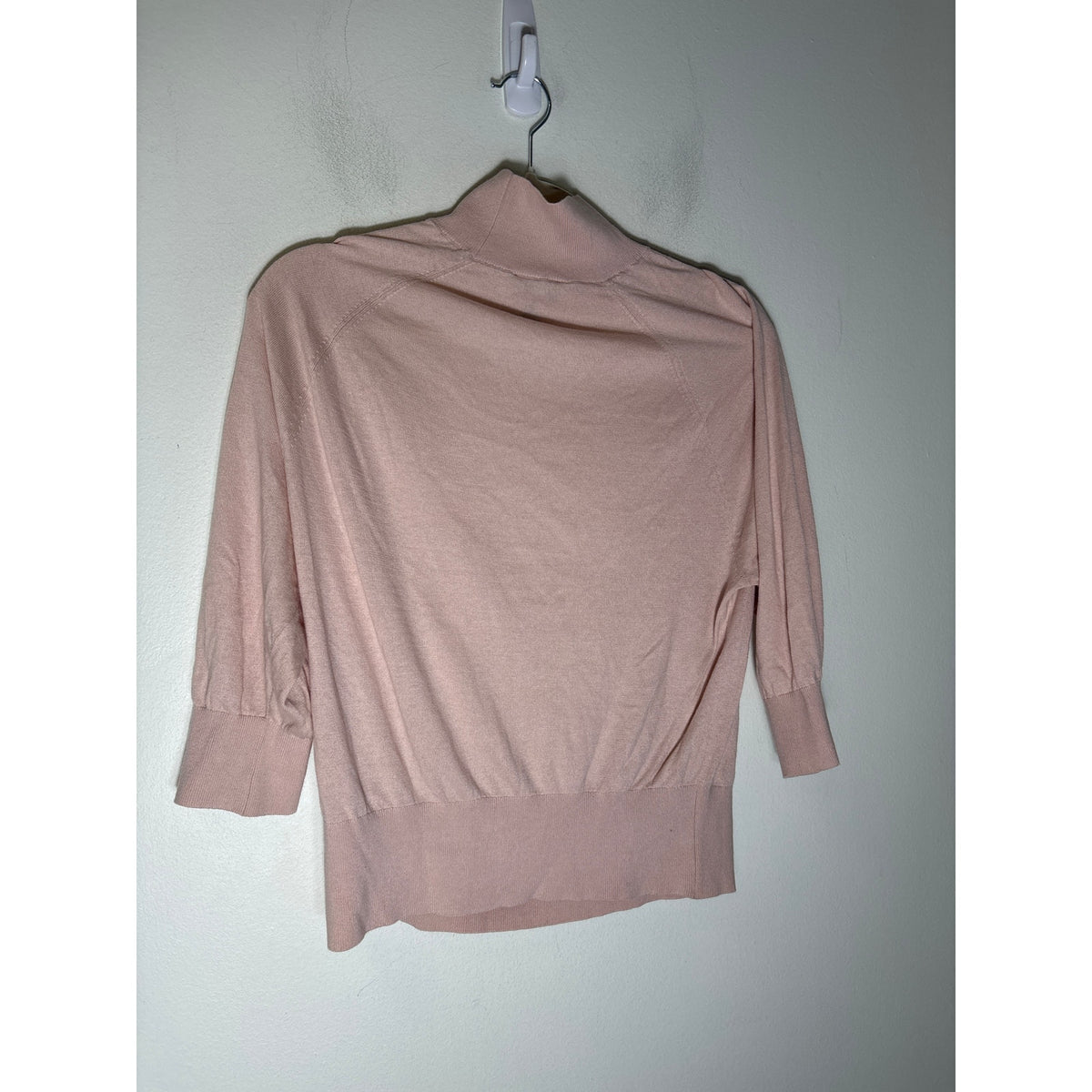 Talbots Pink Turtleneck Pullover Top Sz M