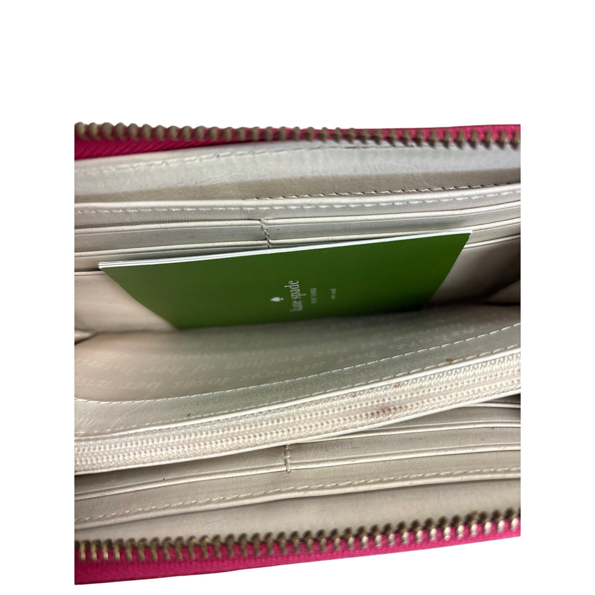 Kate Spade Red and Hot Pink Clutch 8"x4"