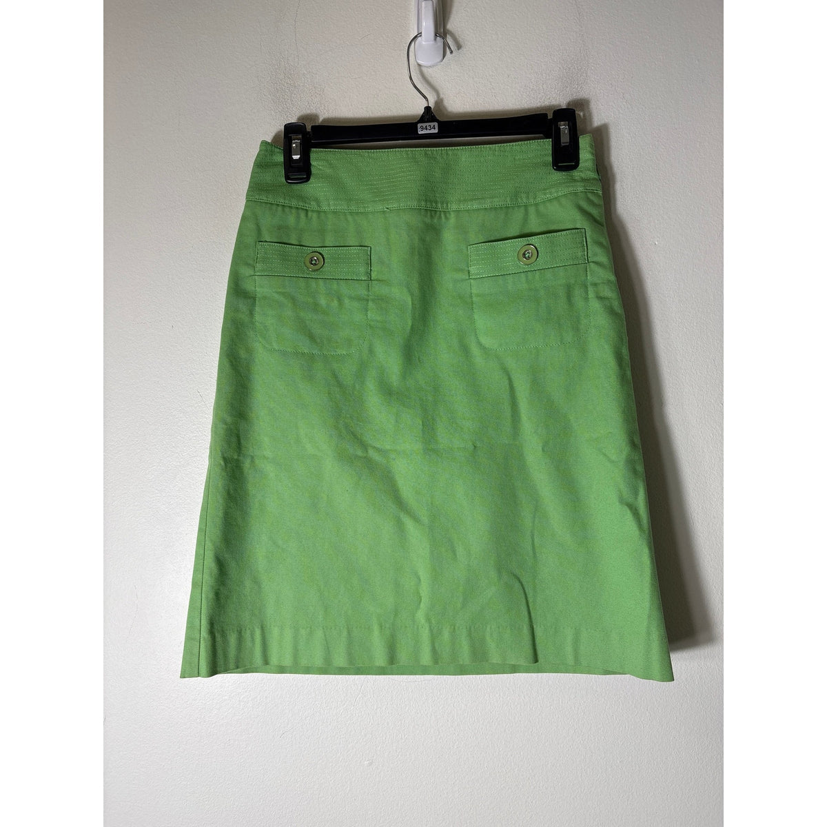 Talbots Green skirt Sz 2 Petite