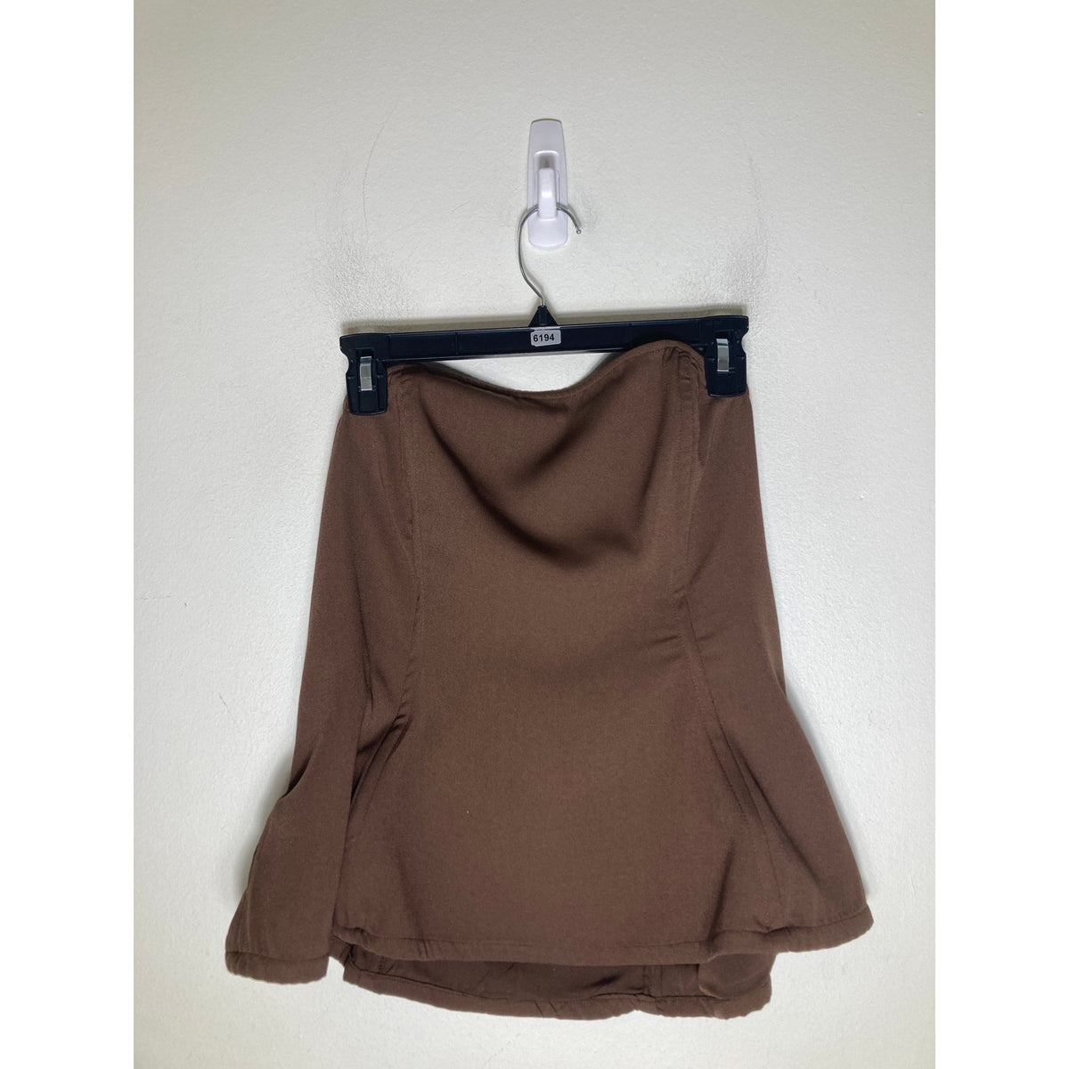The Drop Brown Strapless Corset Sz L