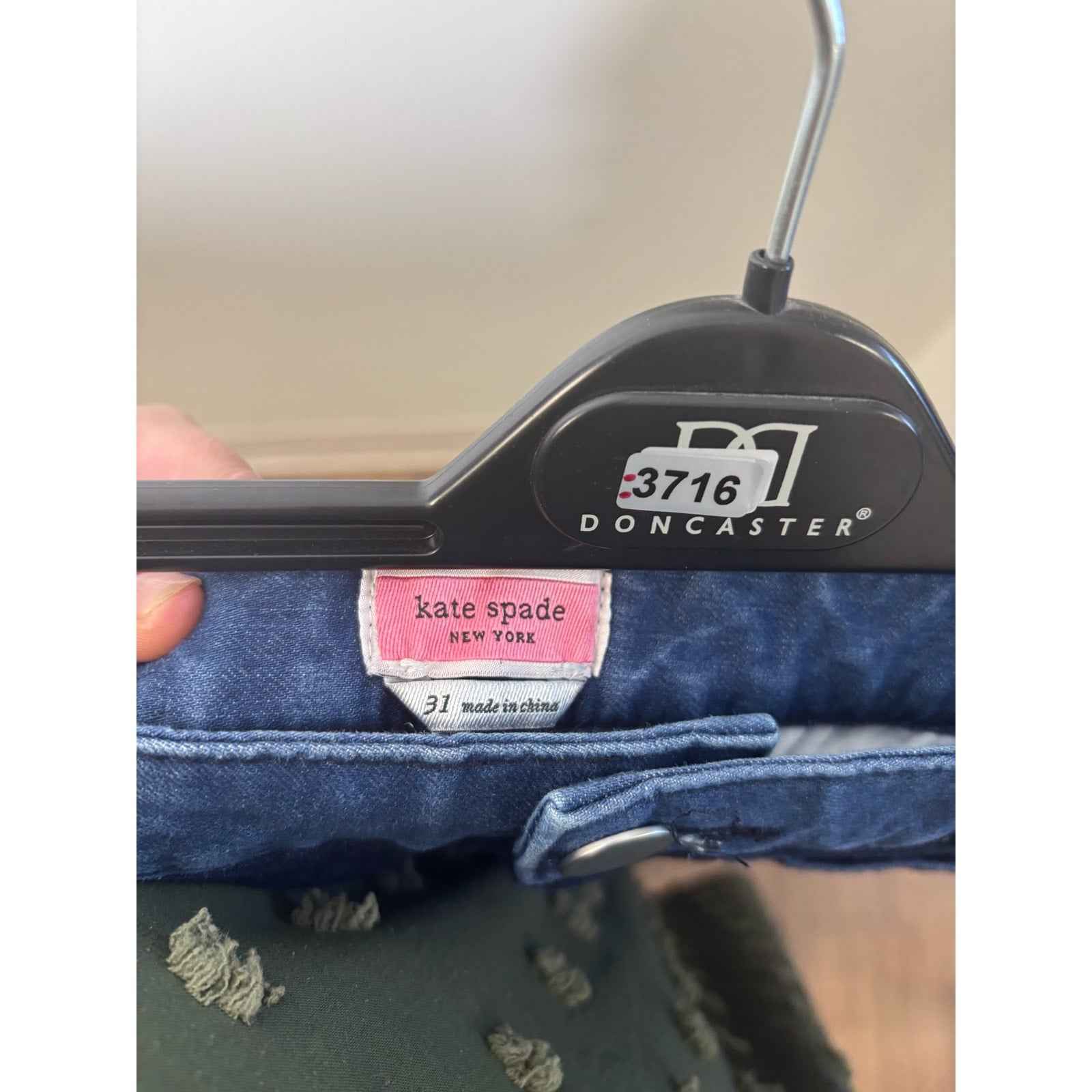 Kate Spade Front Pocket Boot Leg Denim Sz 31