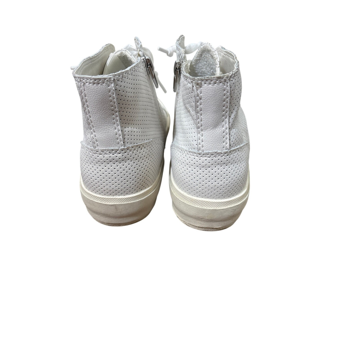 Dolce Vita White Laser Cut High Tops Sz 8.5