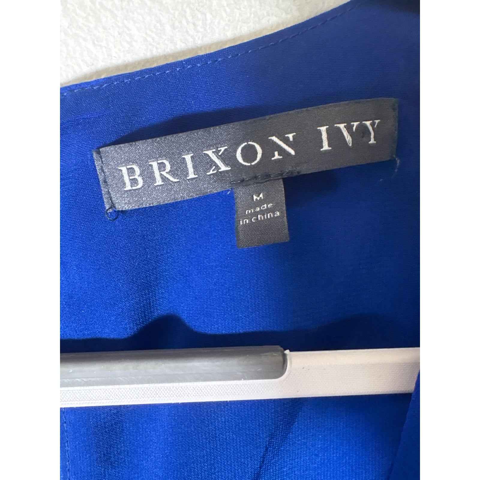 Brixon Ivy Royal Blue James Laser Cut Knee Length Dress Sz M