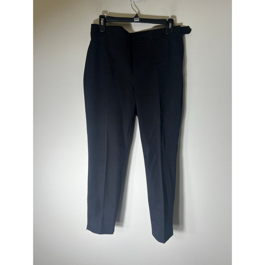 Talbots Black Chatham Ankle Zip Up Pants Sz 8P