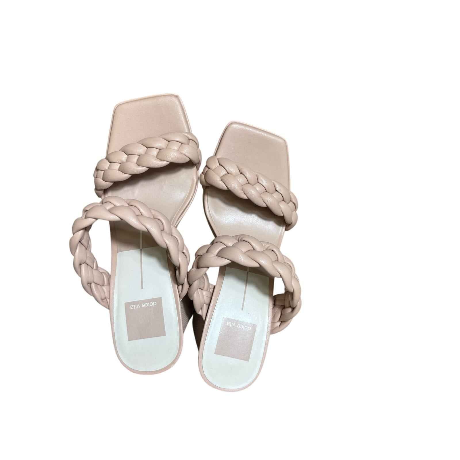 Dolce Vita Light Nude Braided Strap Sandals Sz 7