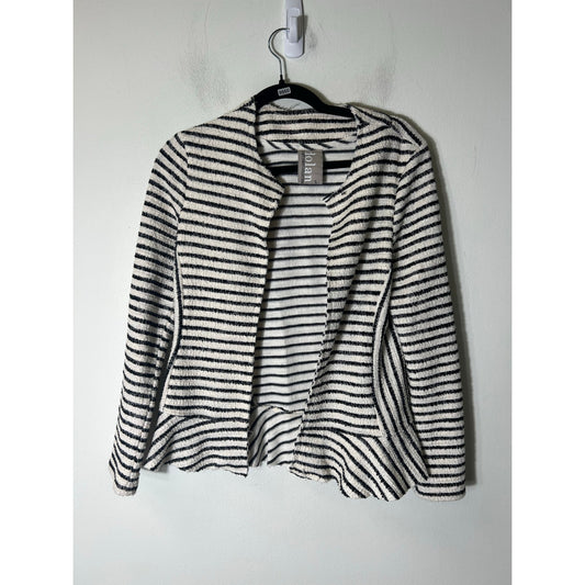 Dolan Left Coast Collection Black White Stripe Long Sleeve