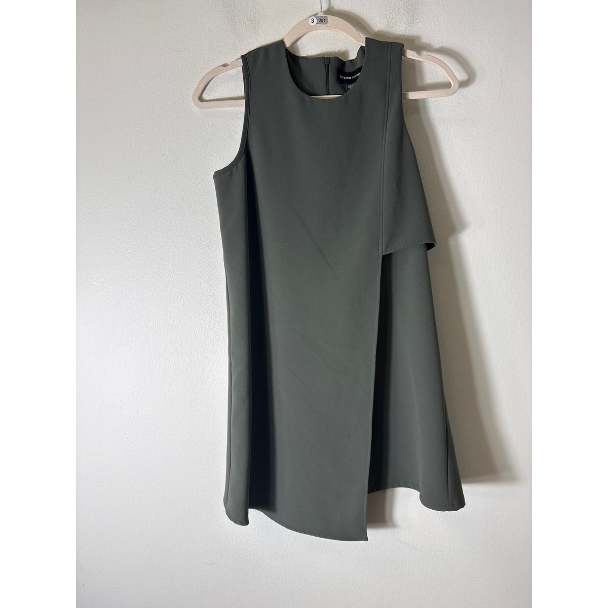 Fifteen Twenty Green Layered Shift Dress Sz S