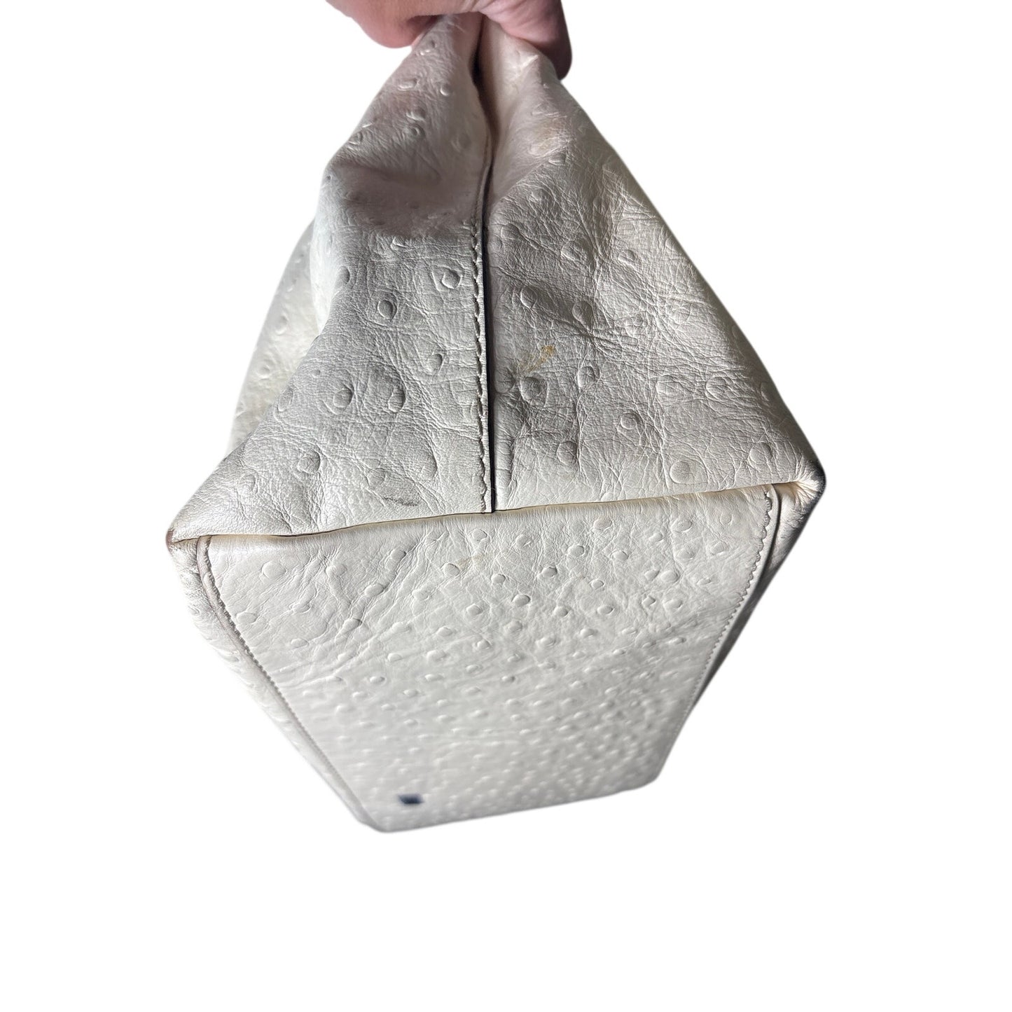 Kate Spade Off White Pebbled Leather Shoulder Bag