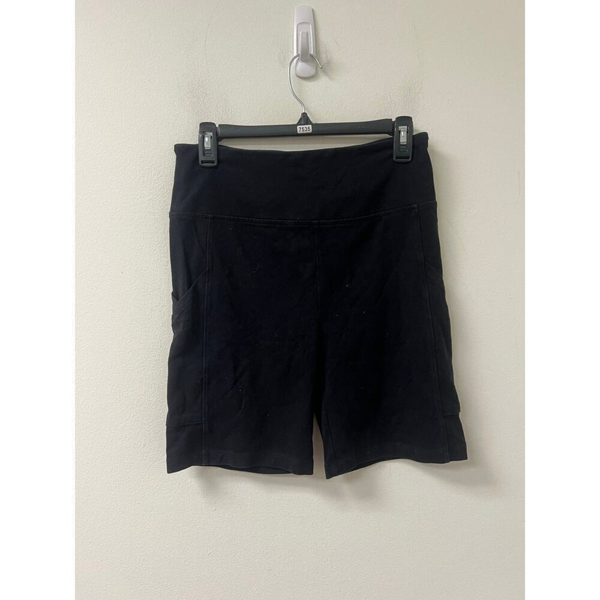 Lou & Grey Black Compression Exercise Shorts Size Medium