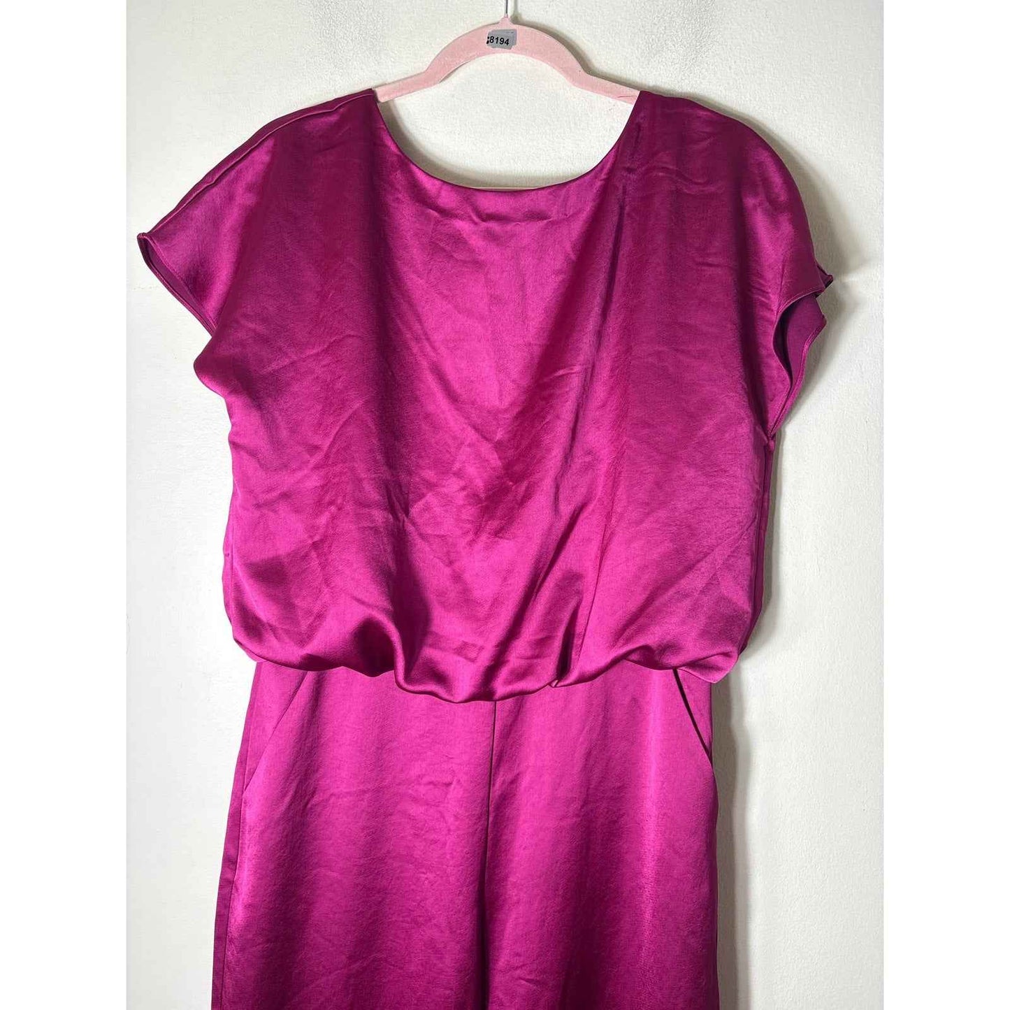 NWT Trina Turk Deep Pink Amuse Jumpsuit Sz 6