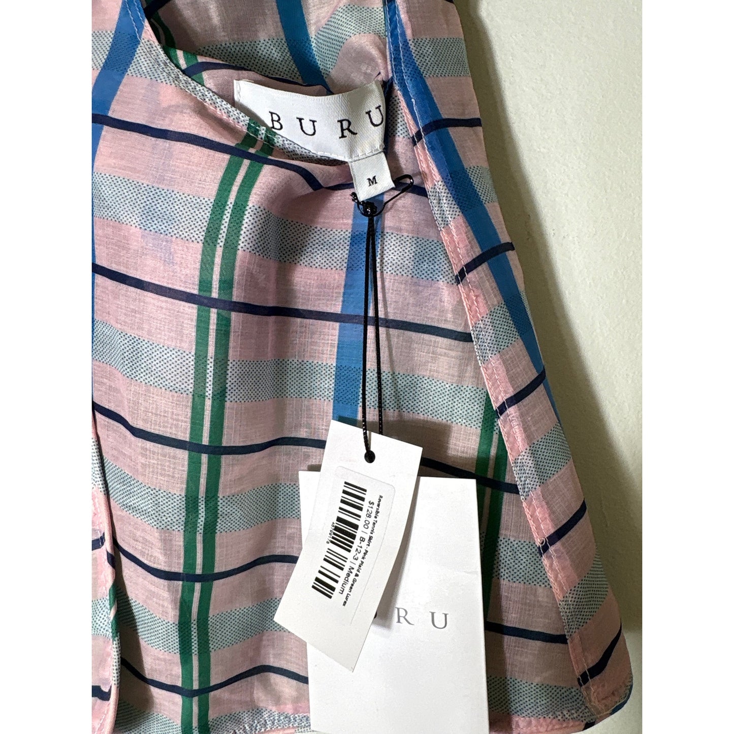 NWT Buru Reversible Pink & Green Tennis Skirt M