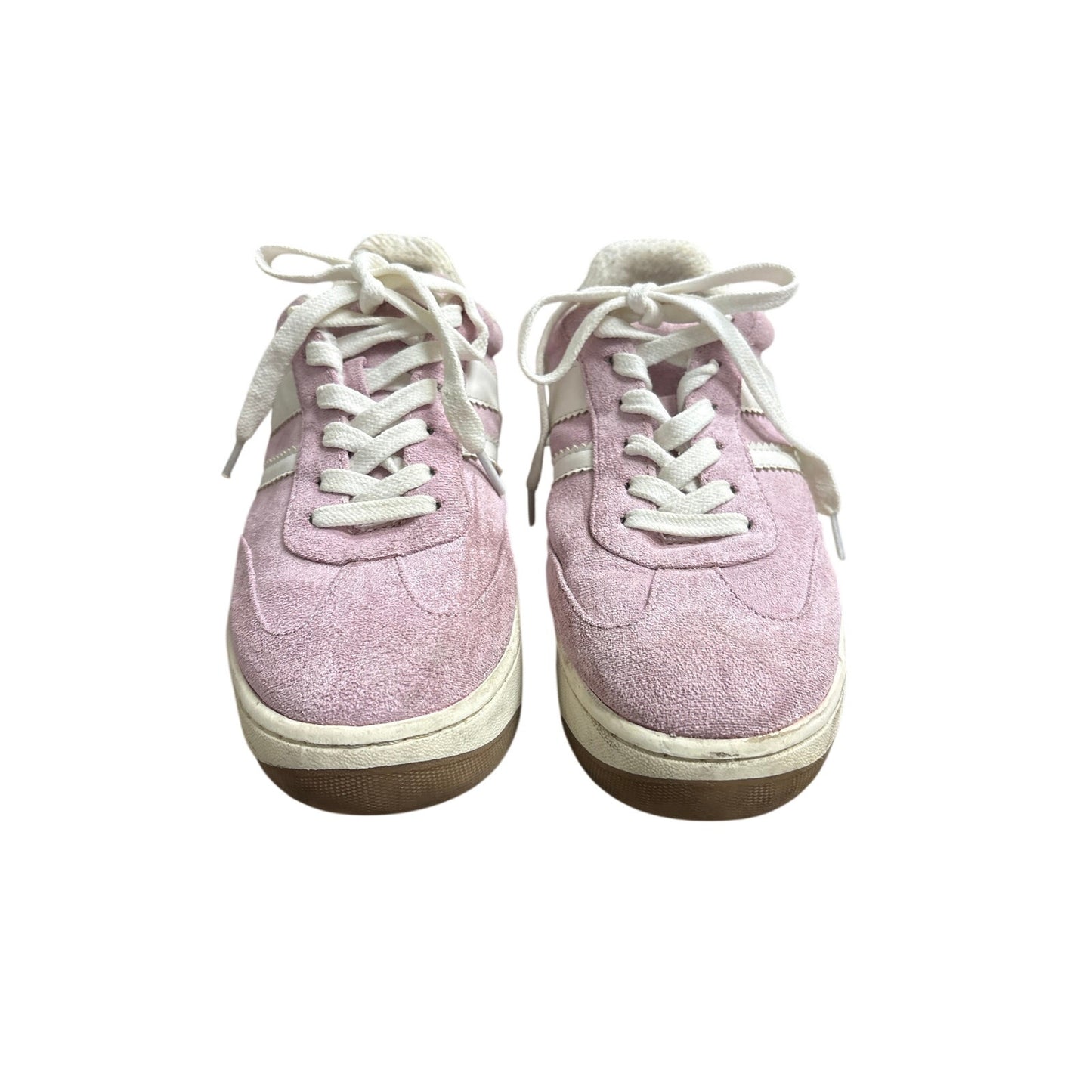 Steve Madden Pink With White Accent Tennis Shoes Sz 4