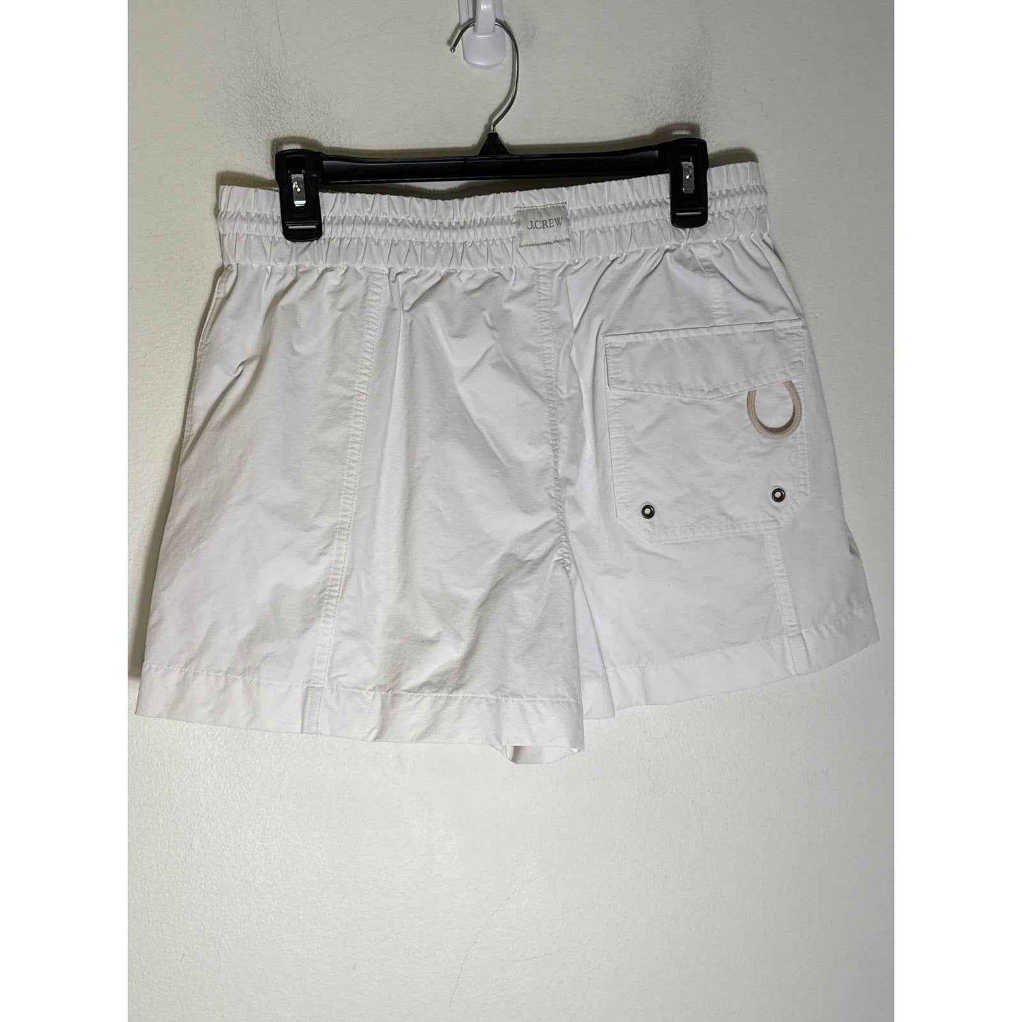 J. Crew White Performance Shorts with Pockets sz M
