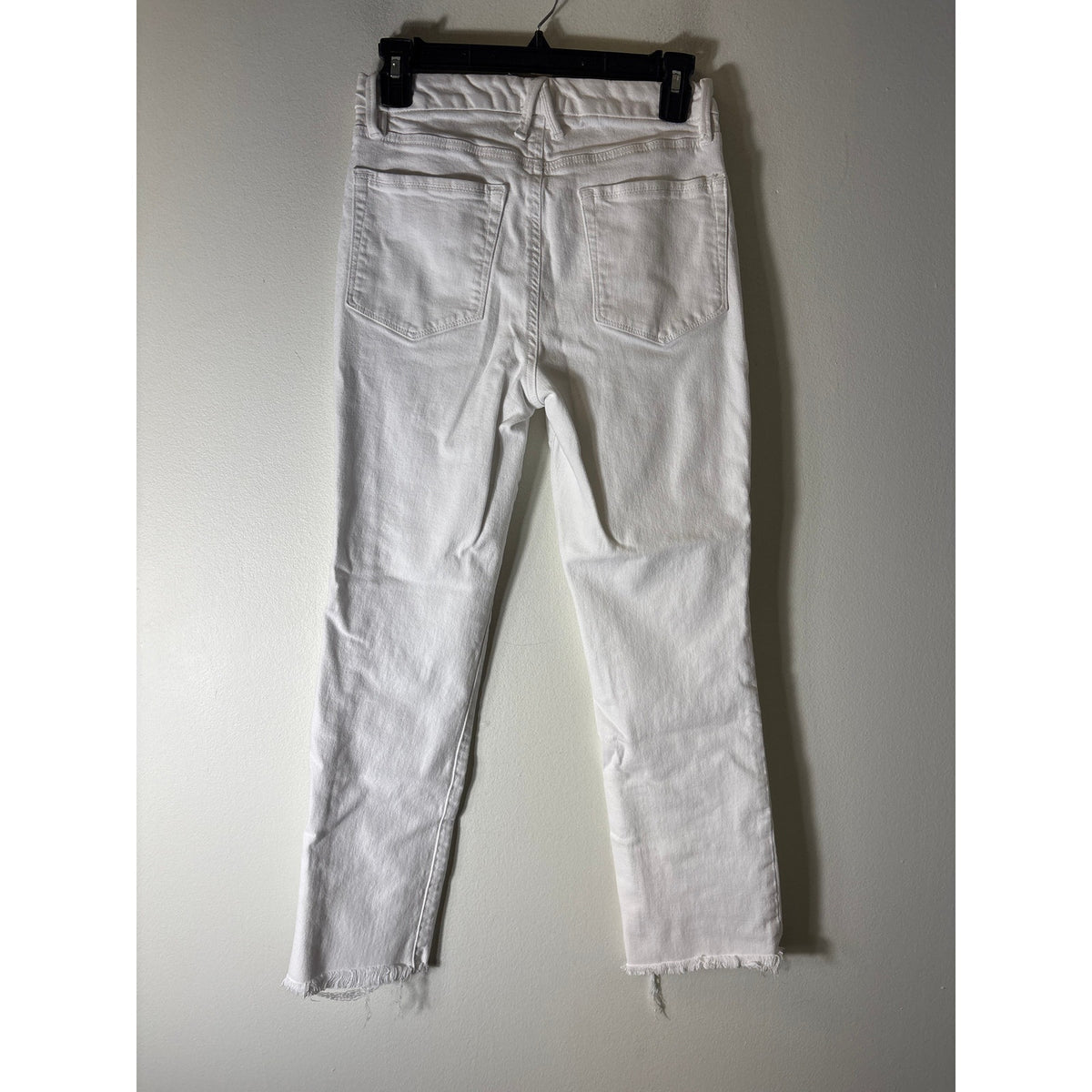 Good American Good Legs Straight White Denim Sz 6/28