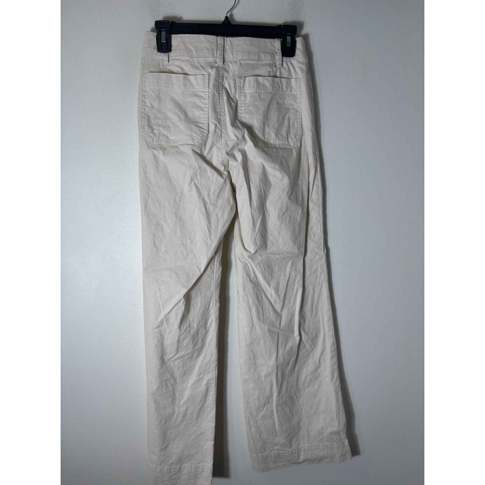 J.Crew Cream Front Pocket Slacks Sz 26