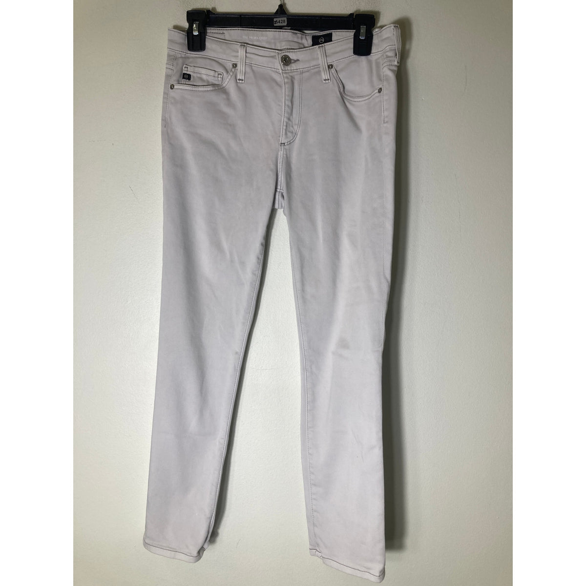 AG Jeans Light Gray Skinny Jeans Sz 27R