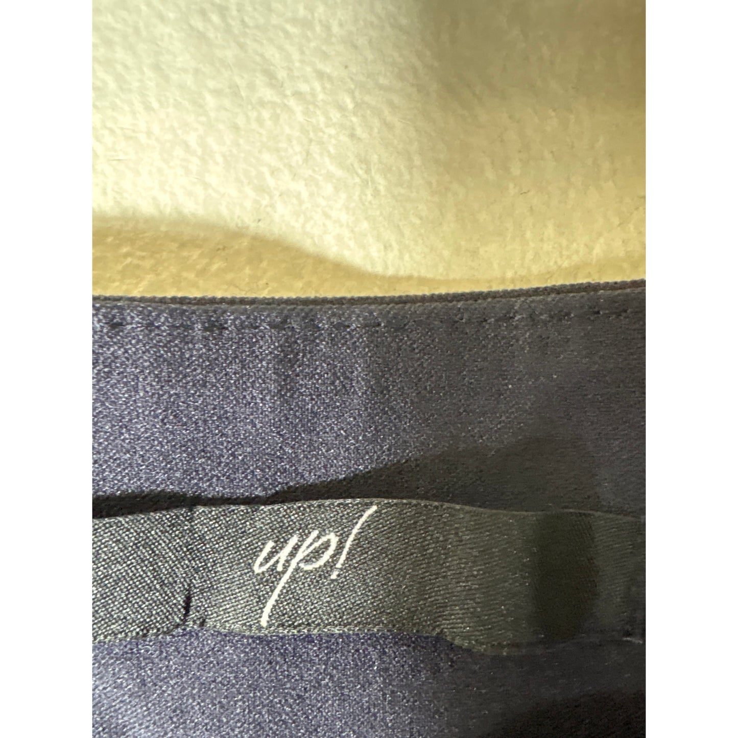 Up! Navy Pull On Straight Leg Ankle Pants Sz 2
