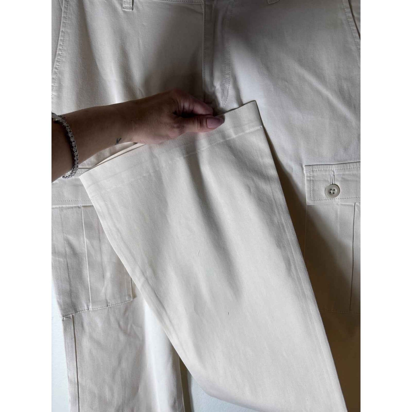 John Elliot Off White Flare Leg Pants Sz 27