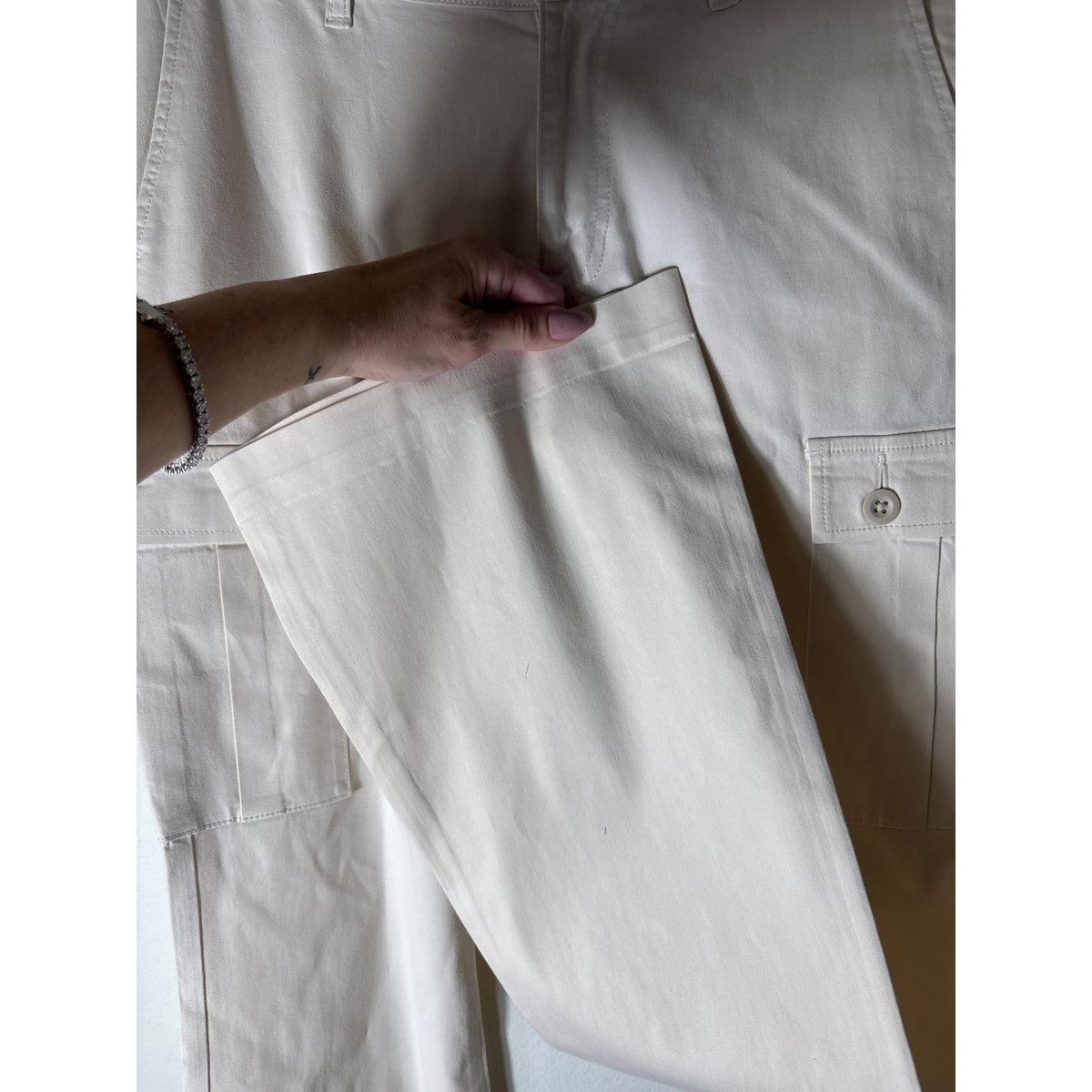 John Elliot Off White Flare Leg Pants Sz 27