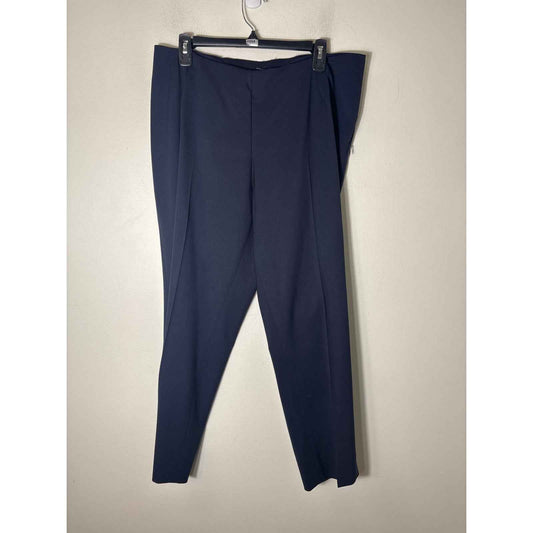 Lafayette 148 Black Side zip Pants Sz 14