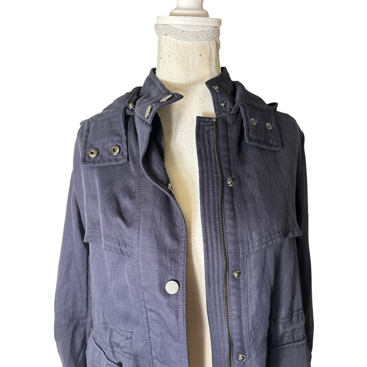 Vince Navy Utility Jacket Sz Xs