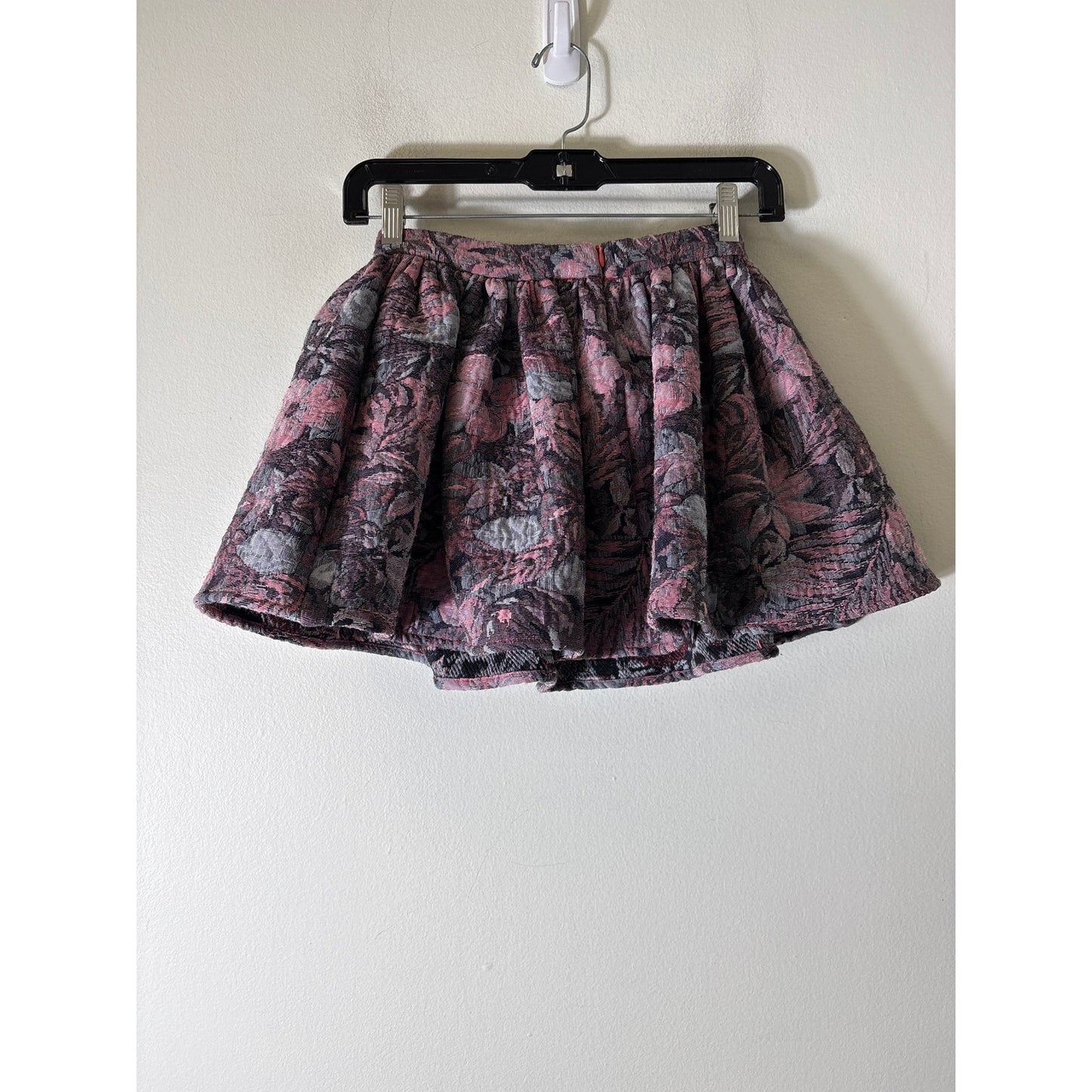 Girls Morley Pink Floral Mini Party Skirt Sz 7