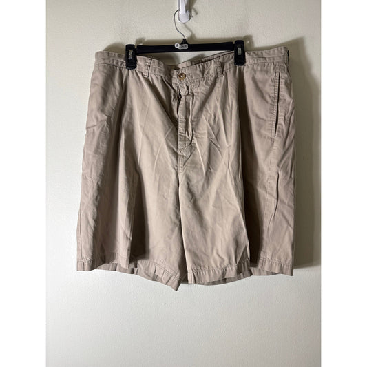 Mens Vineyard Vines Flat front Khaki Cotton Shorts Sz 42