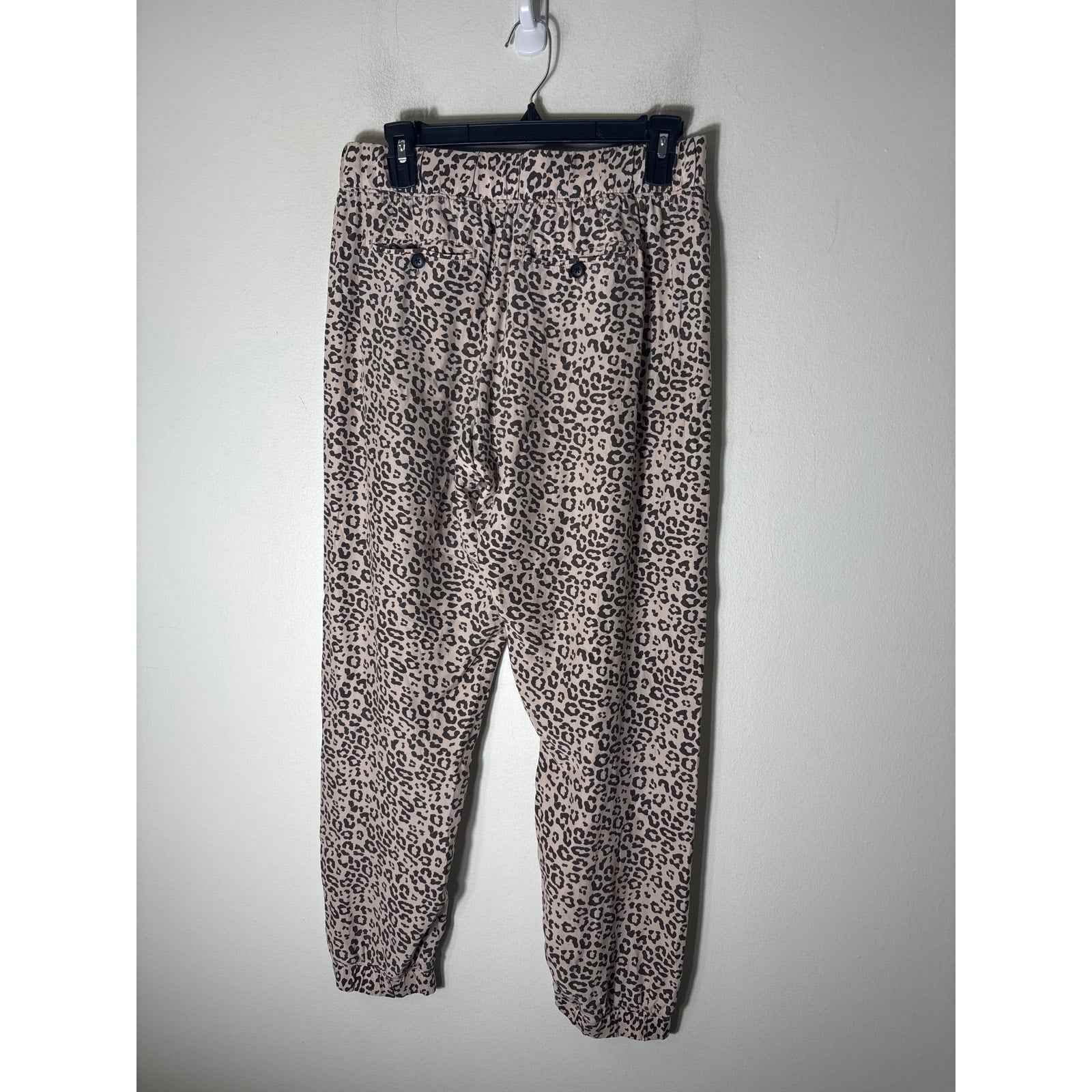 ATM Off White Animal Print Pull On Silk JoggerS and Cami Set z S/P