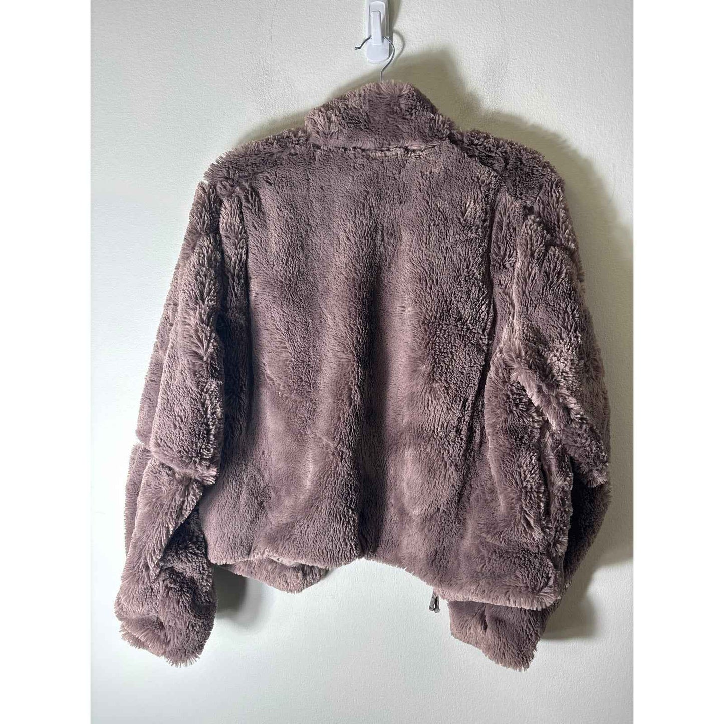 Patagonia Brown Furry Zip Up Jacket Sz M