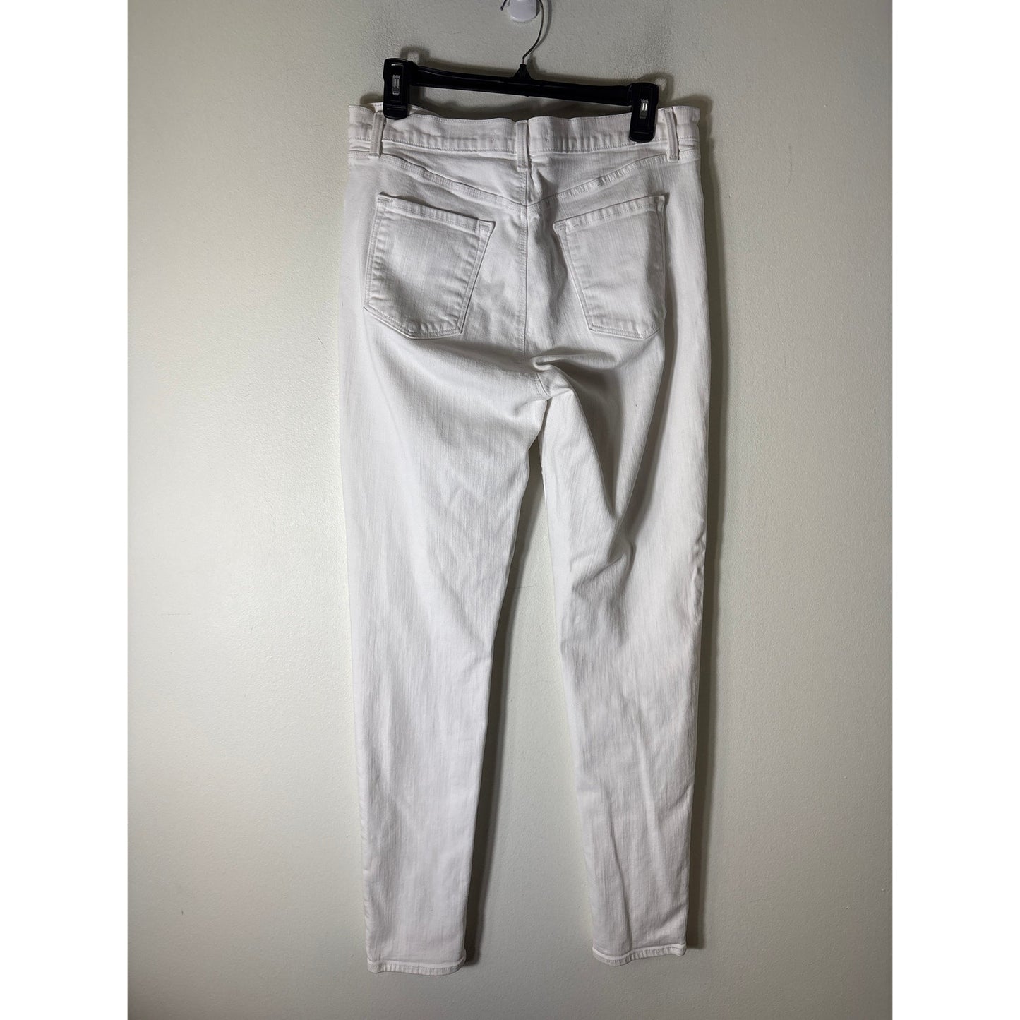 J Brand White "Maria High Rise Skinny" Denim Jeans Sz 32