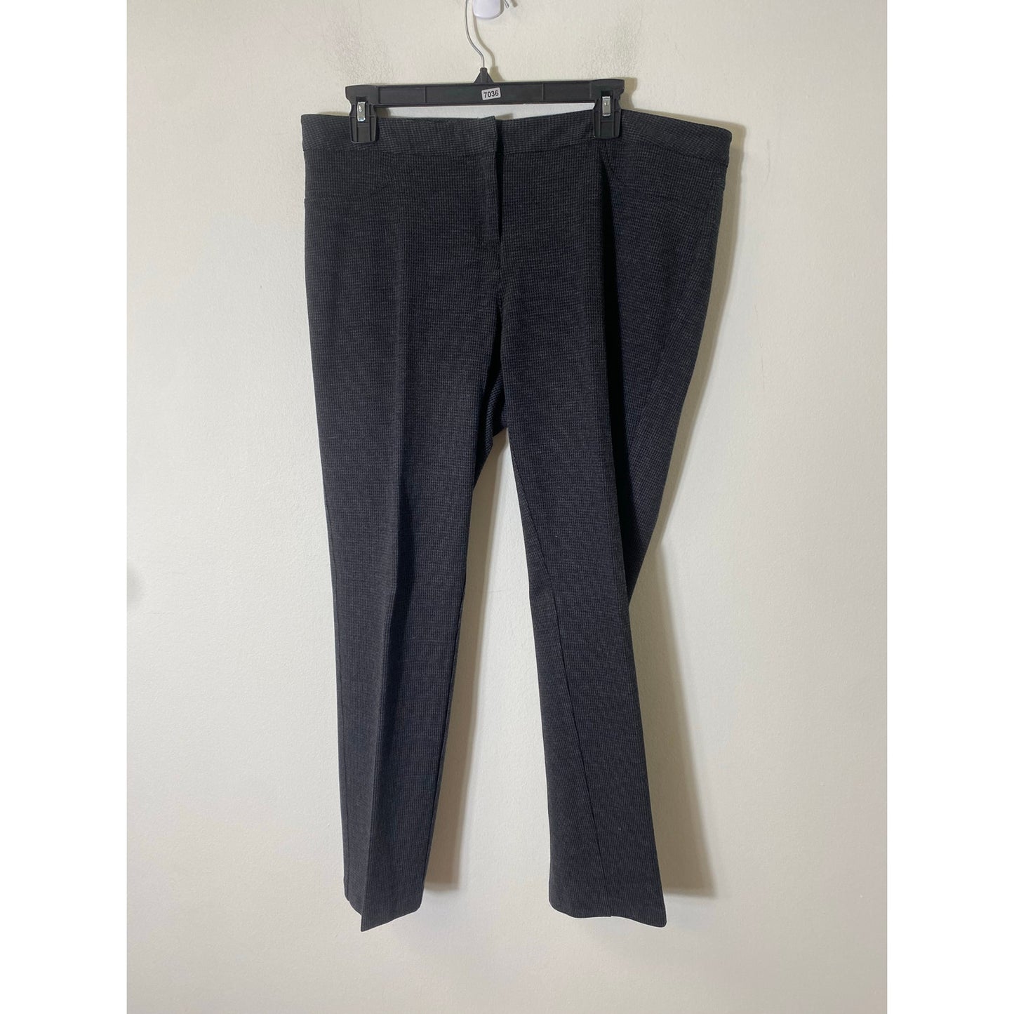 Elliott Lauren Pants. Grey/Black Houndstooth. Sz 14