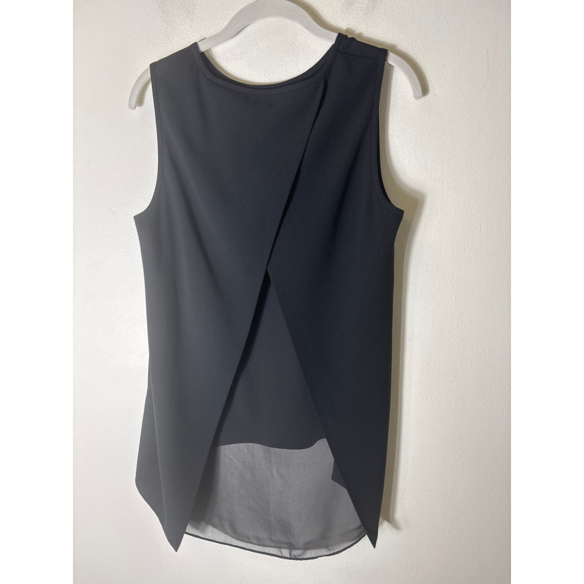 Rag and Bone Black Sleeveless Layered Black Top Sz M