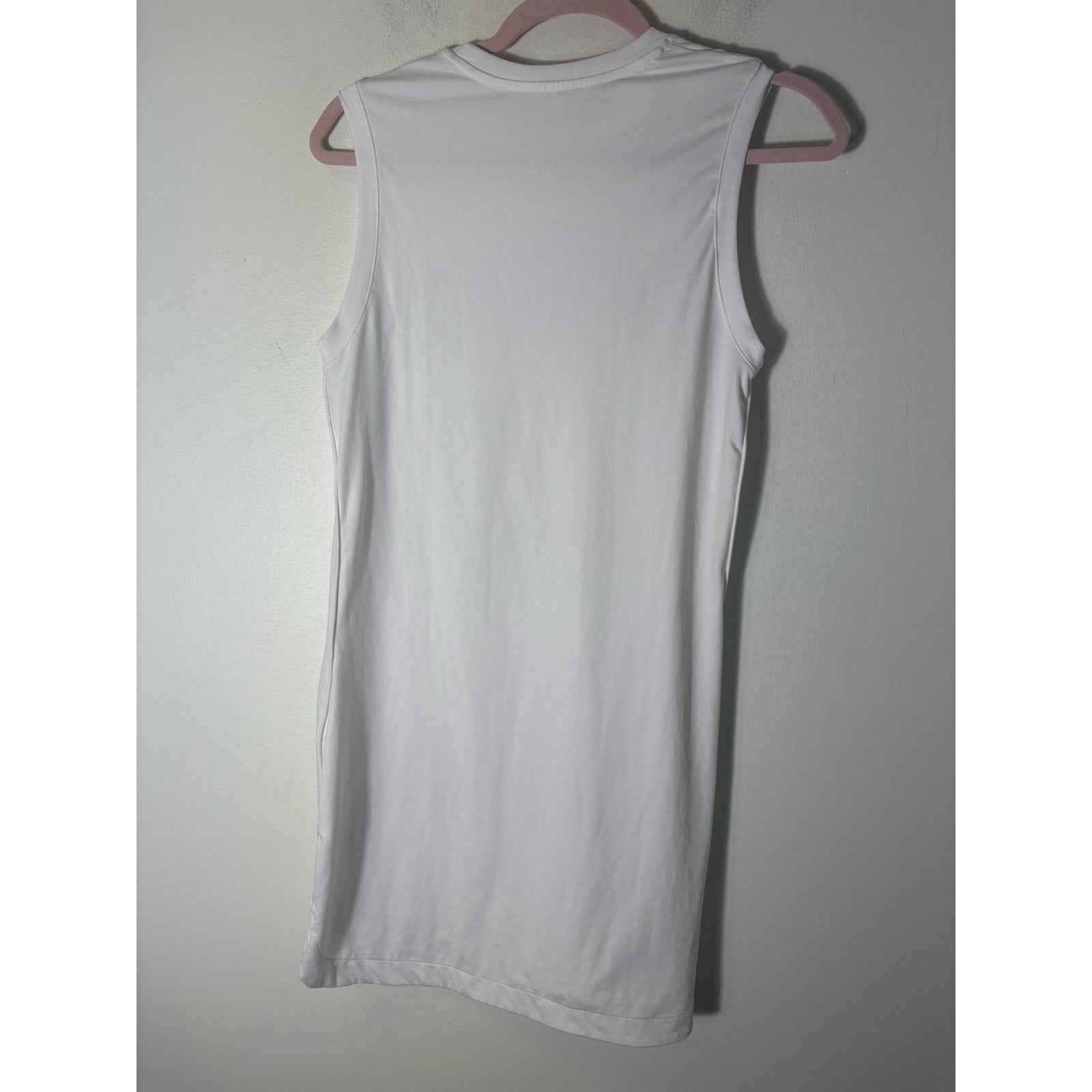 Varley White Sleeveless Knee Length "Caleta" Dress Sz M