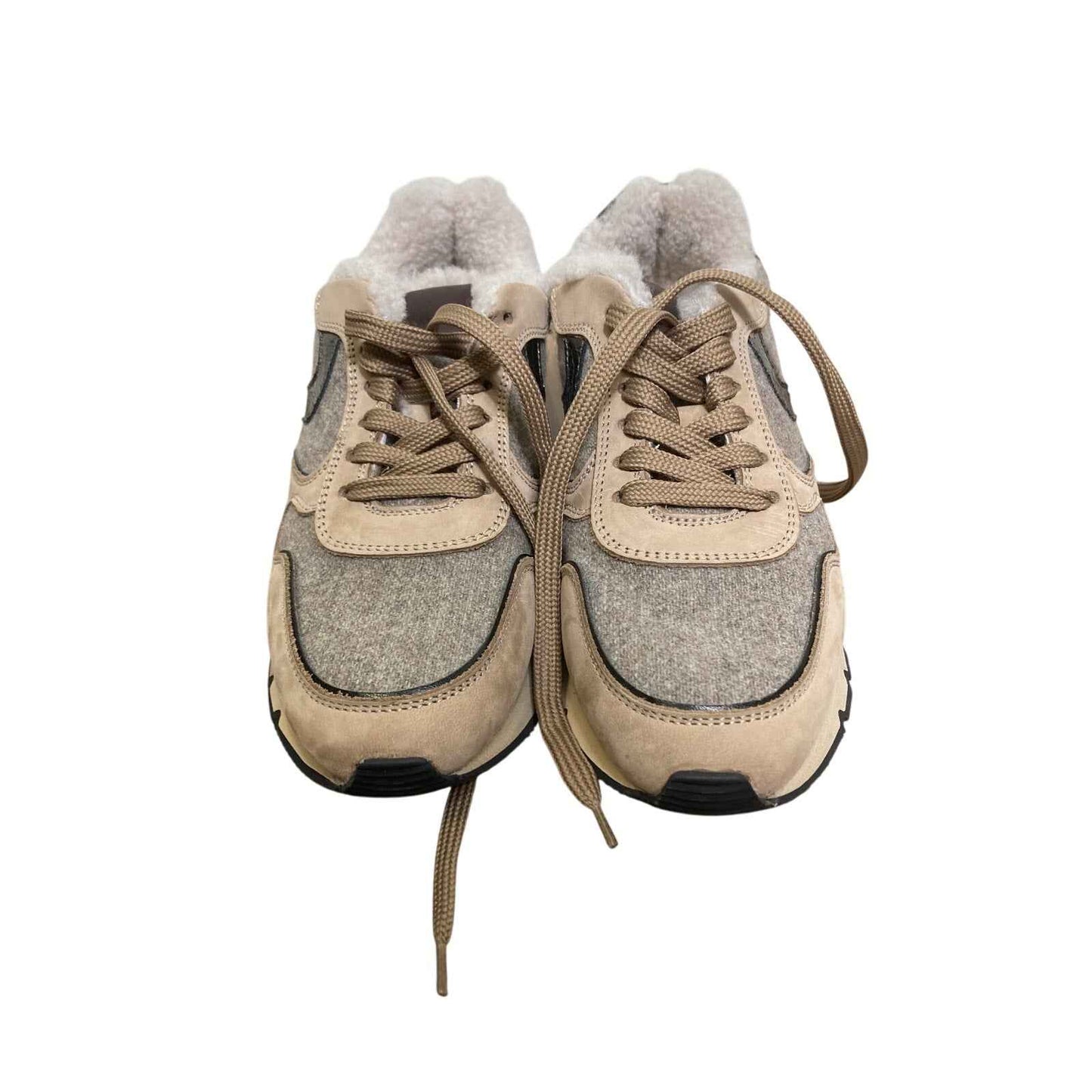 NWOB Voile Blanche Tan Lace Up Winter Sneaker Sz 38