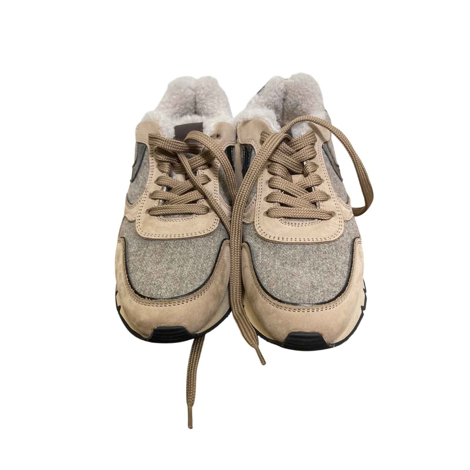 NWOB Voile Blanche Tan Lace Up Winter Sneaker Sz 38