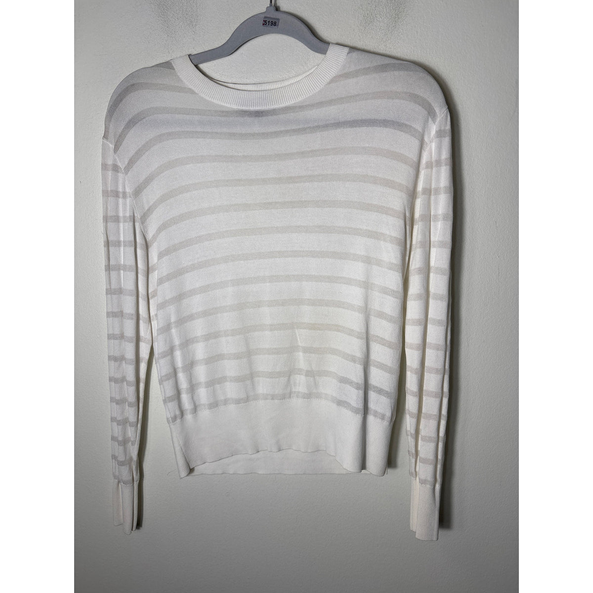 Rag & Bone White Crew Neck Pullover Sz XS