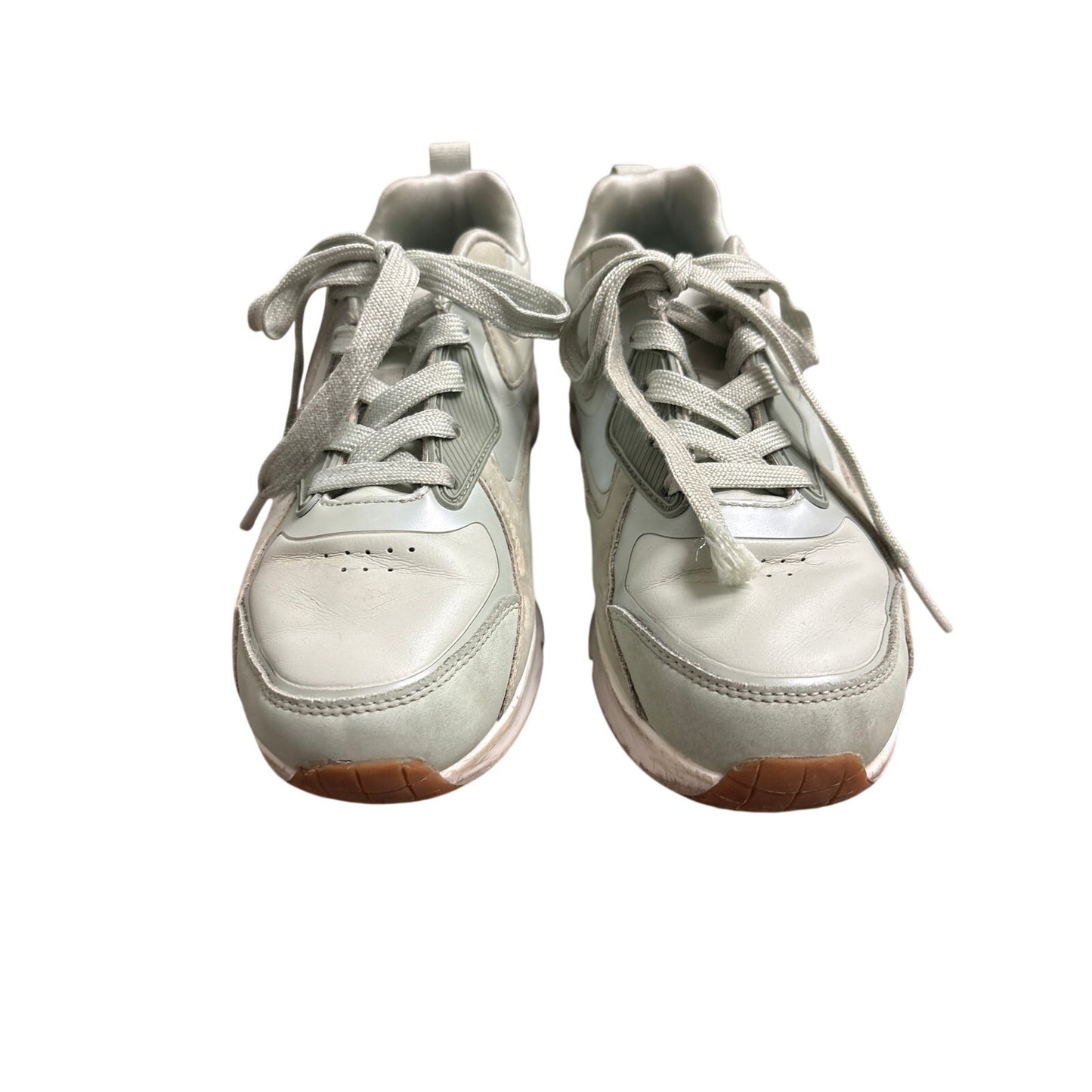 Skechers Sage Green Air-Code Memory Foam Tennis Shoes Sz 3