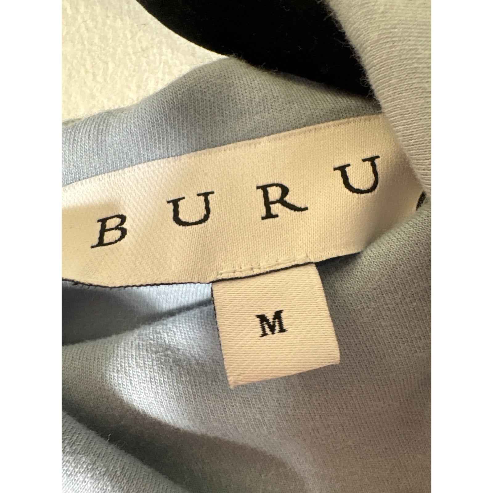 Buru Cloud Mock Neck Long Sleeve Ruffle Hem Dress Sz M